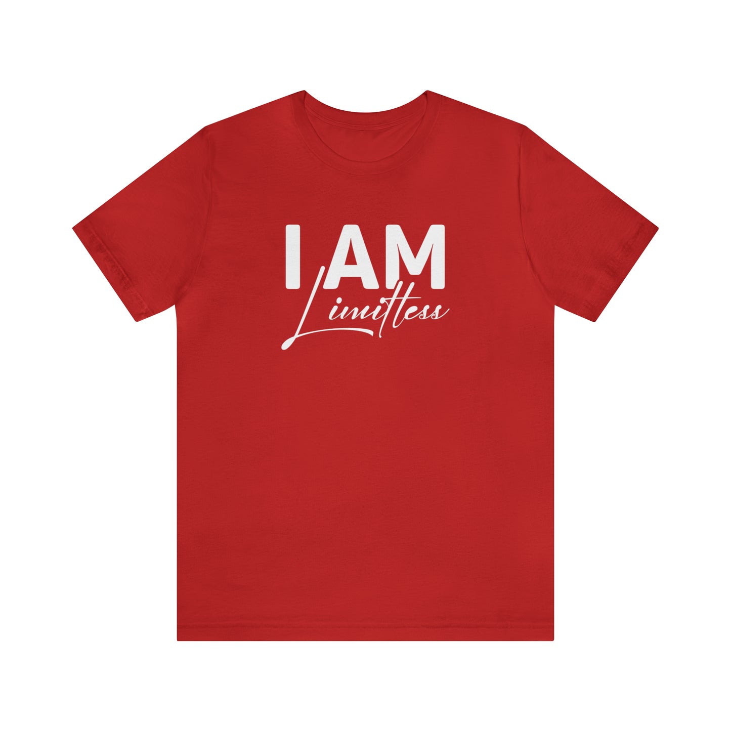 I Am Limitless - White Logo - Unisex Jersey Short Sleeve Tee