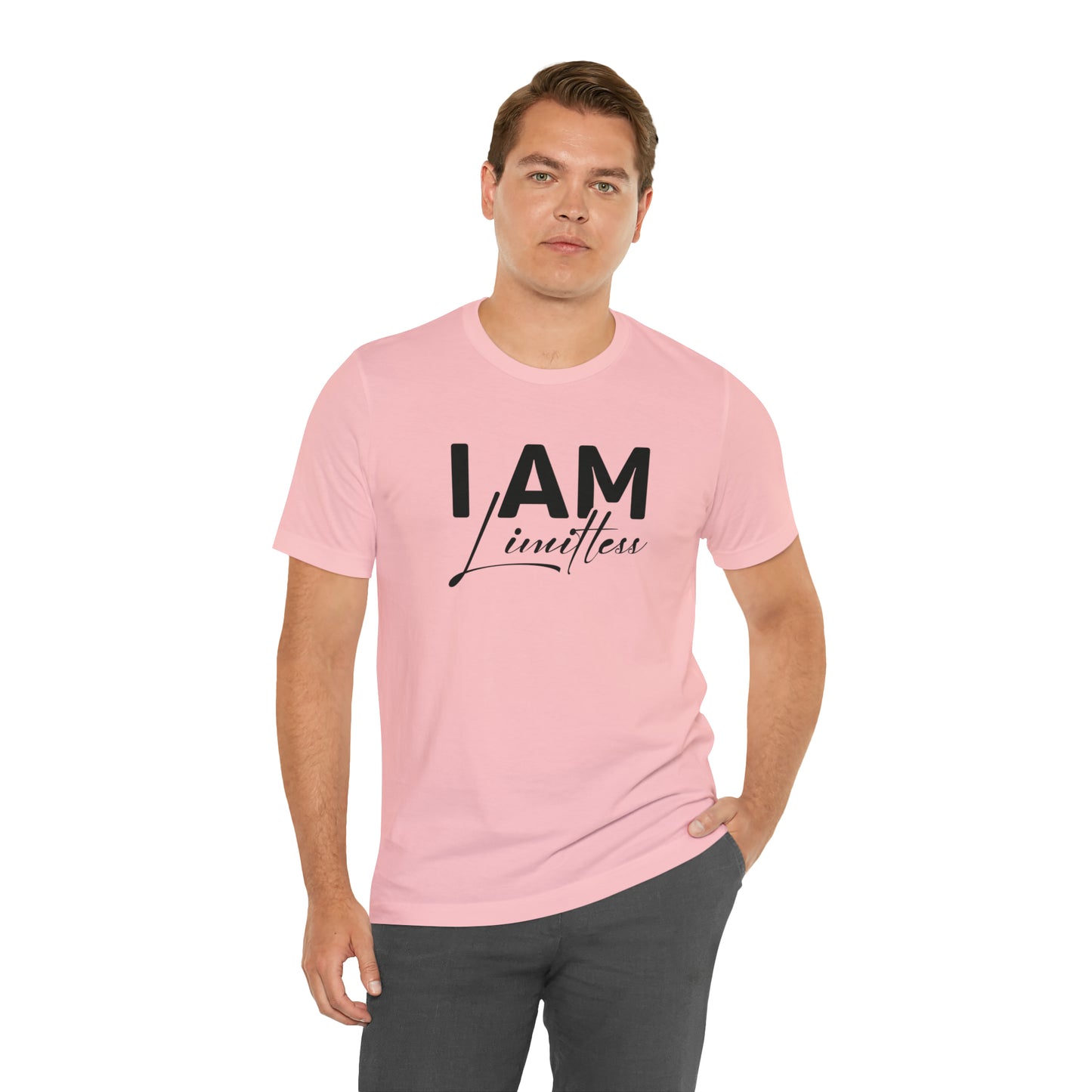 I Am Limitless - Black Logo- Unisex Jersey Short Sleeve Tee