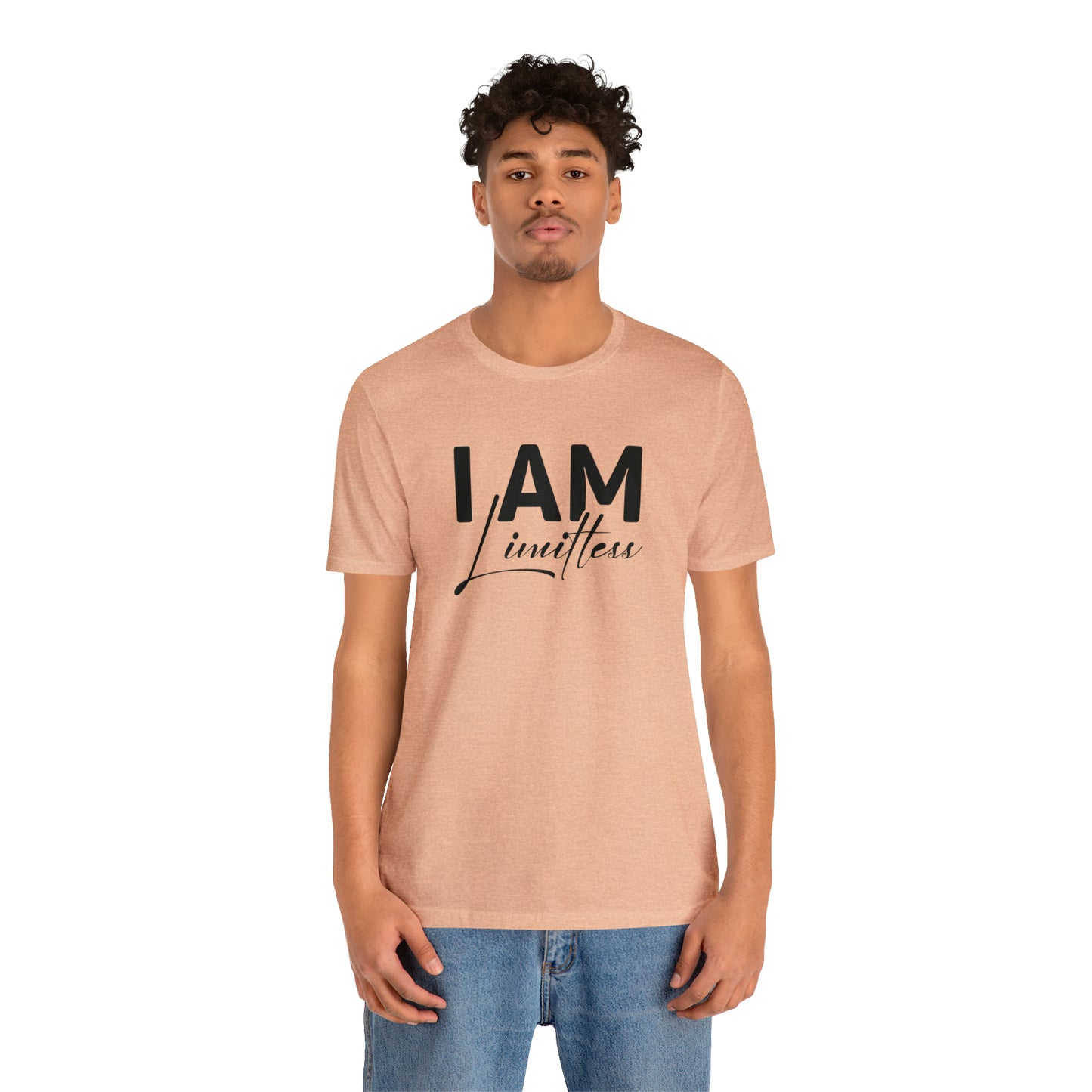 I Am Limitless - Black Logo- Unisex Jersey Short Sleeve Tee