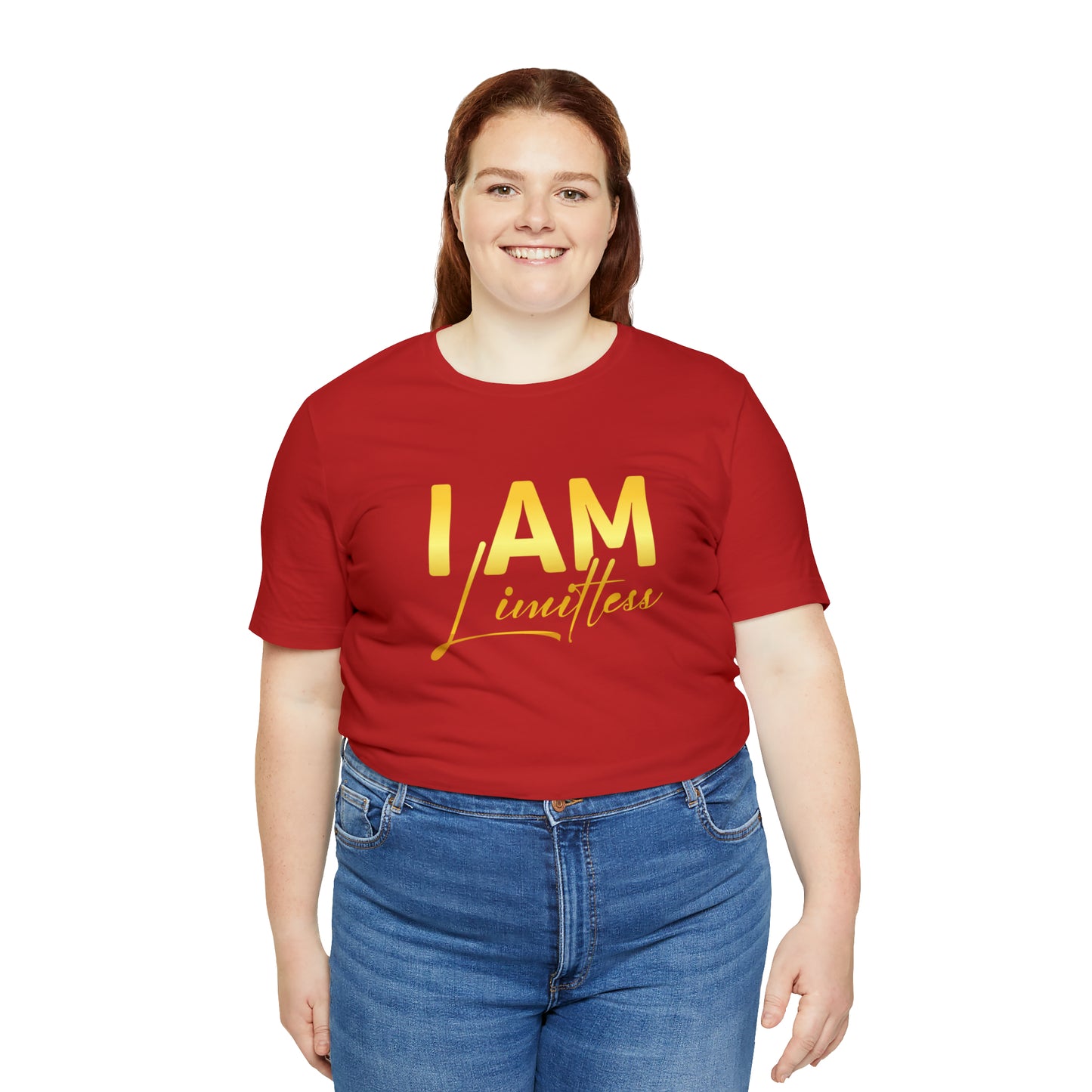 I Am Limitless -  Gold Logo- Unisex Jersey Short Sleeve Tee