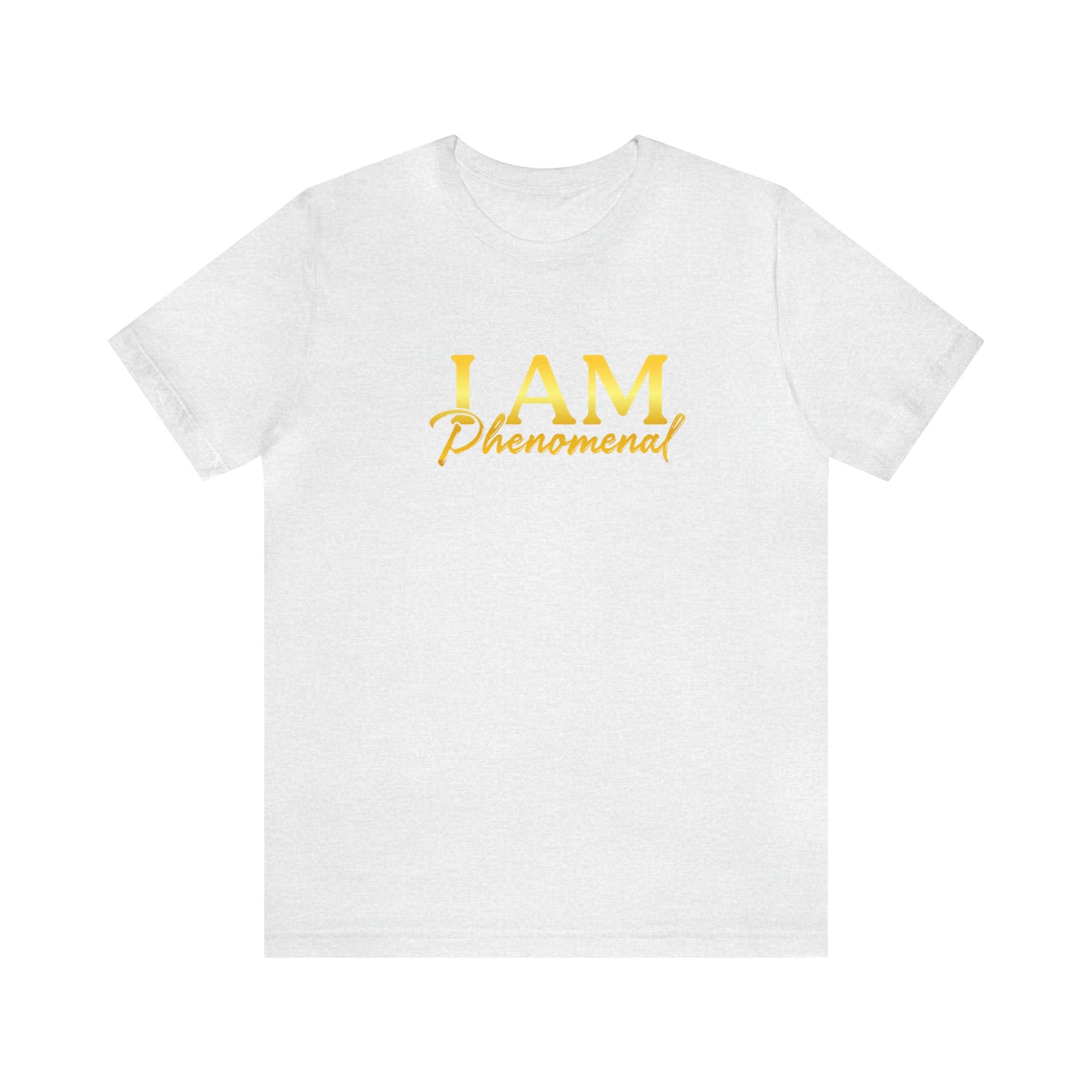 I Am Phenomenal -  Gold Logo- Unisex Jersey Short Sleeve Tee