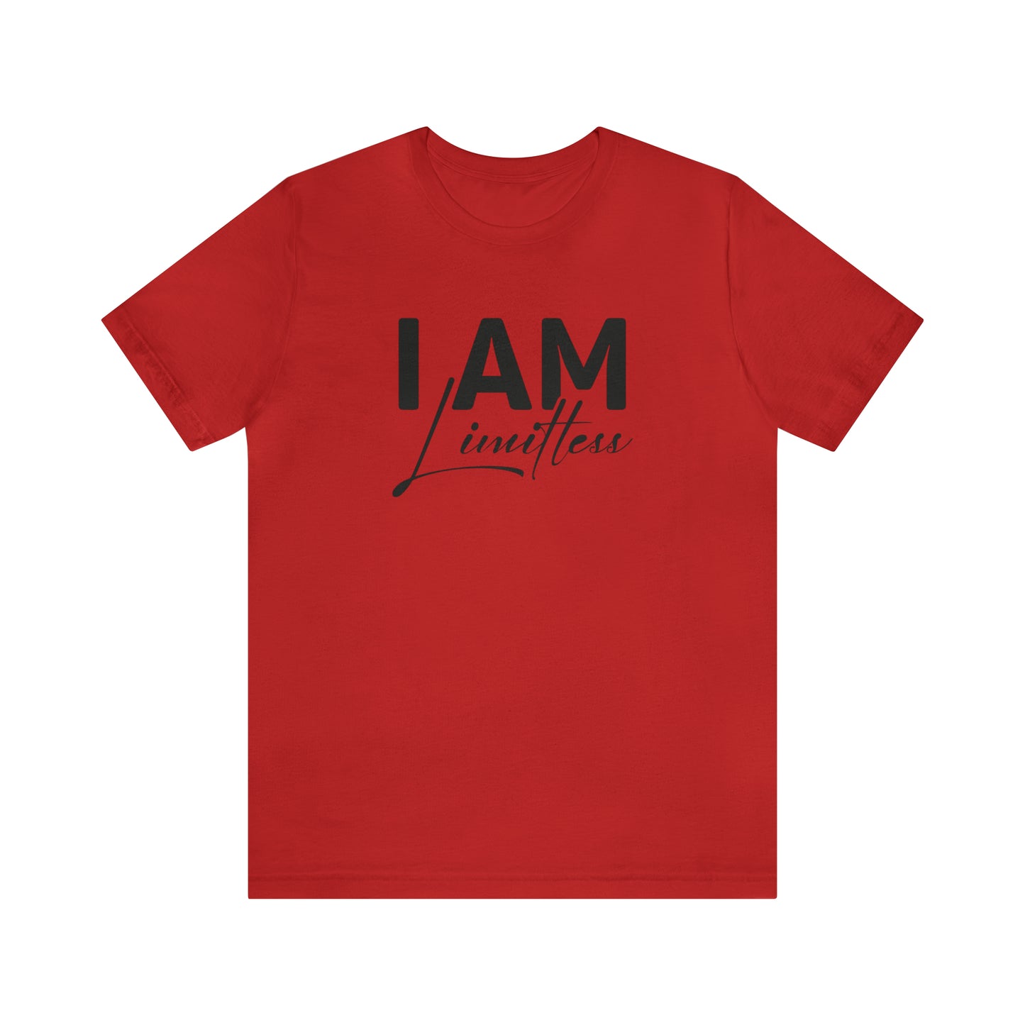 I Am Limitless - Black Logo- Unisex Jersey Short Sleeve Tee