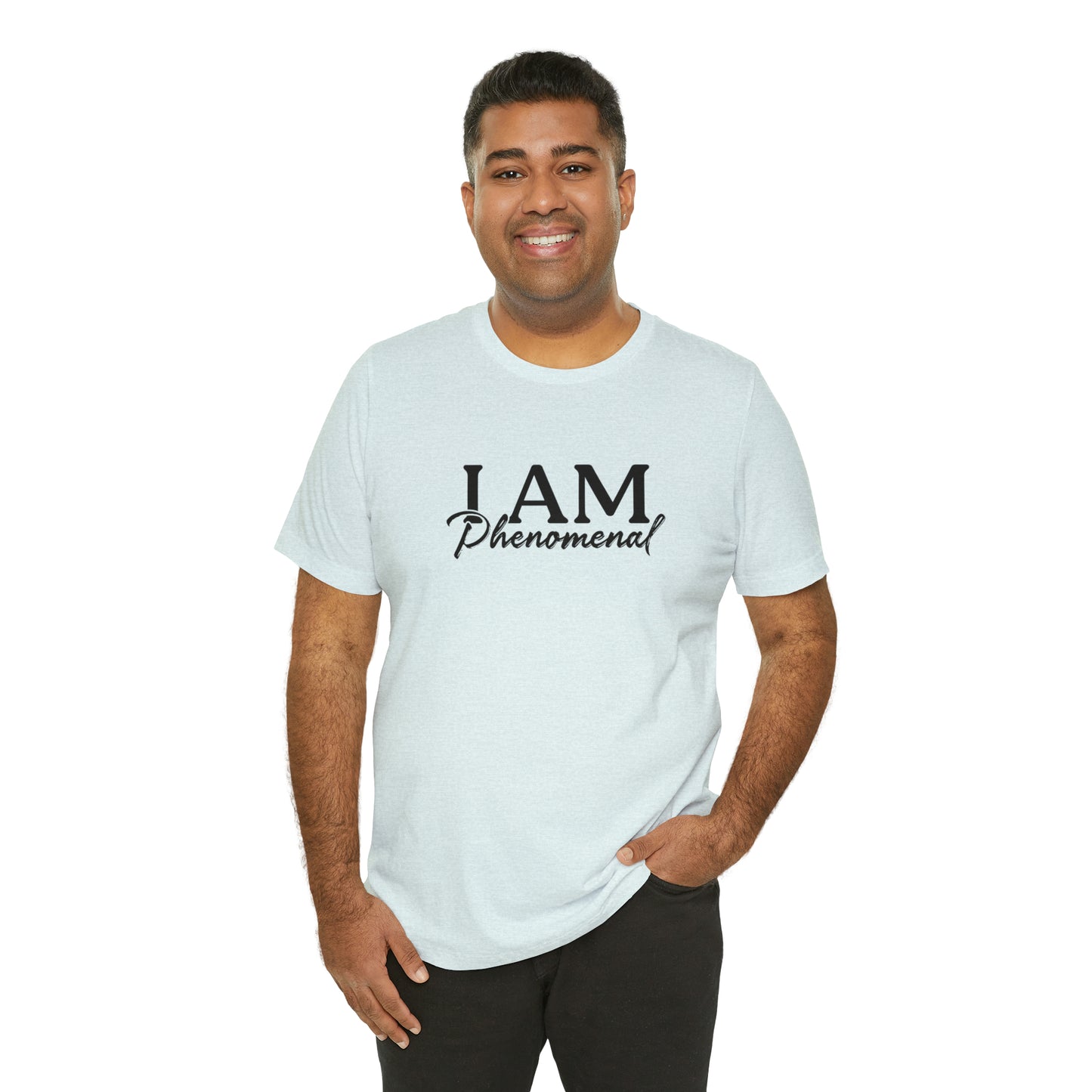 I Am Phenomenal - Black Logo - Unisex Jersey Short Sleeve Tee