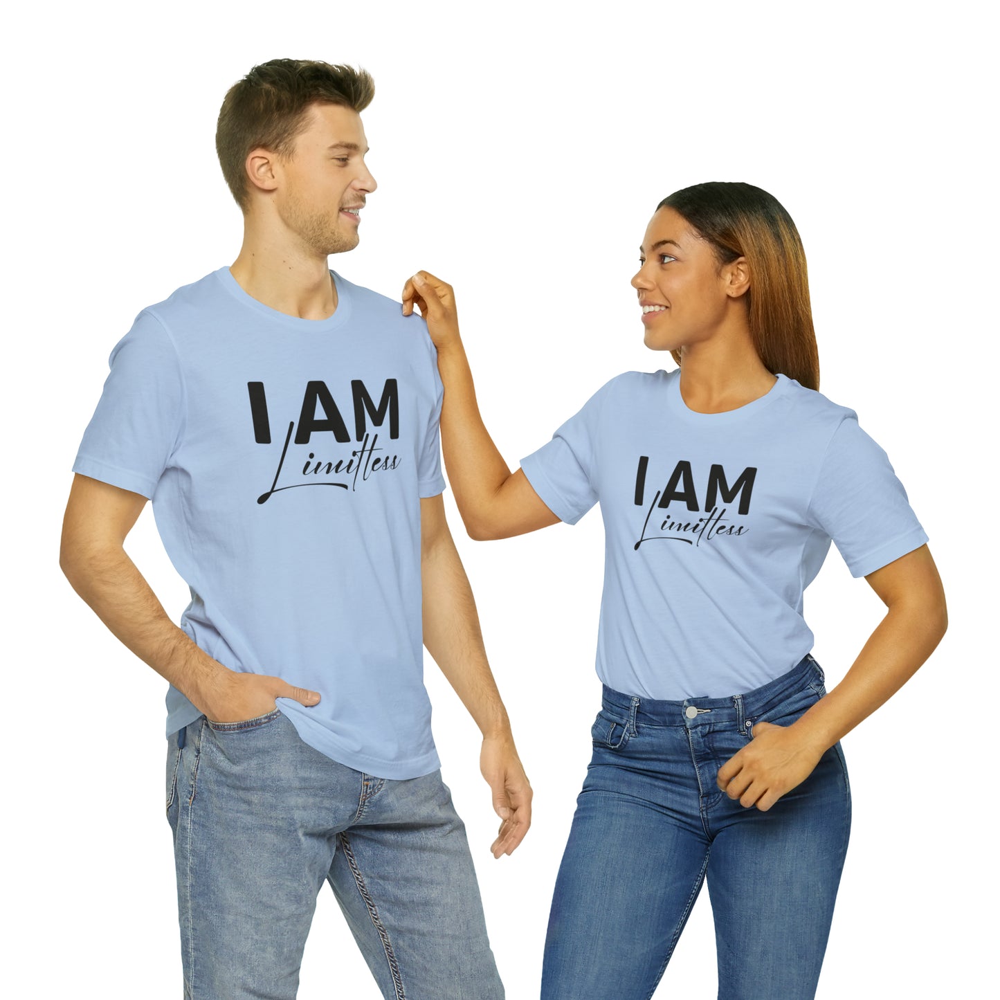 I Am Limitless - Black Logo- Unisex Jersey Short Sleeve Tee