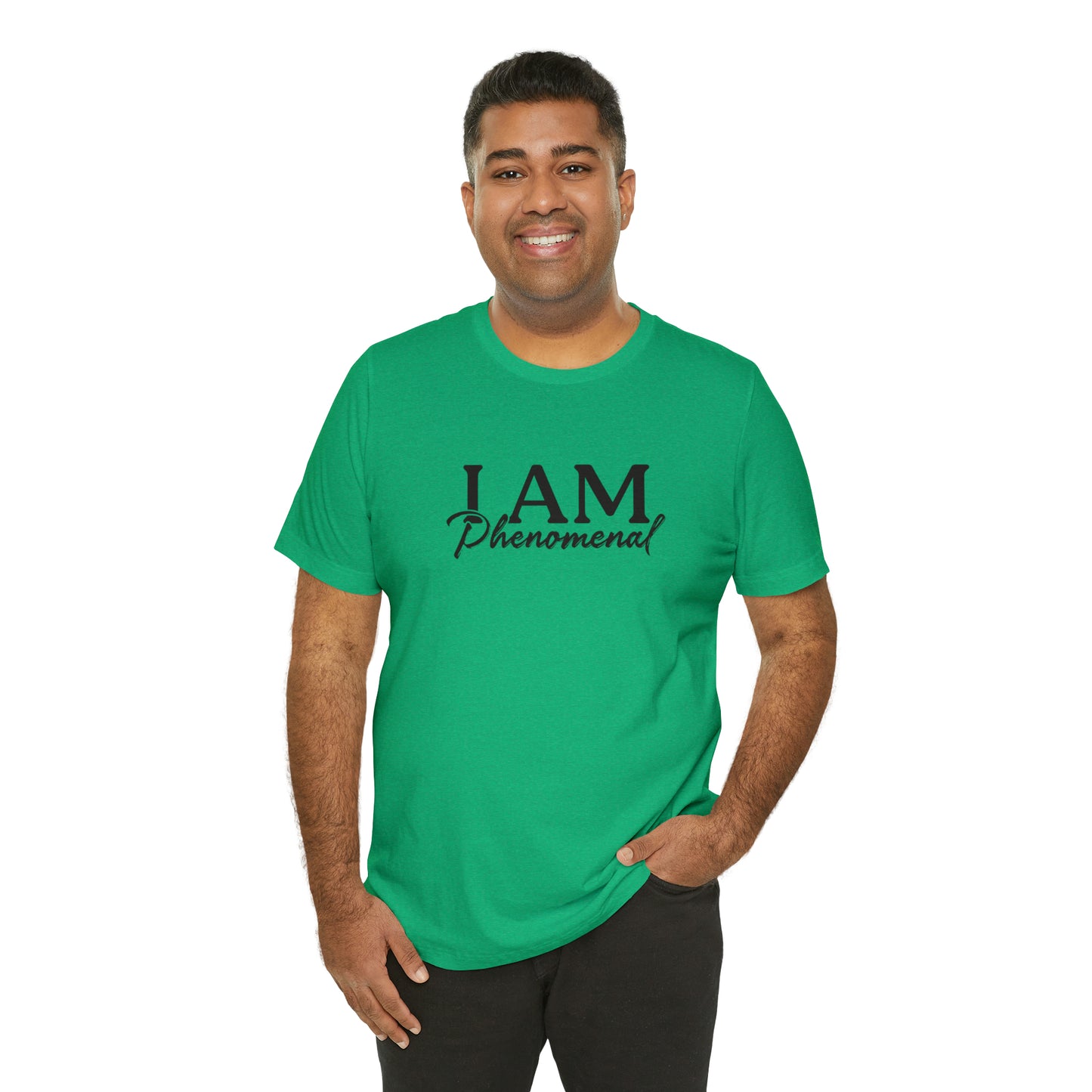 I Am Phenomenal - Black Logo - Unisex Jersey Short Sleeve Tee