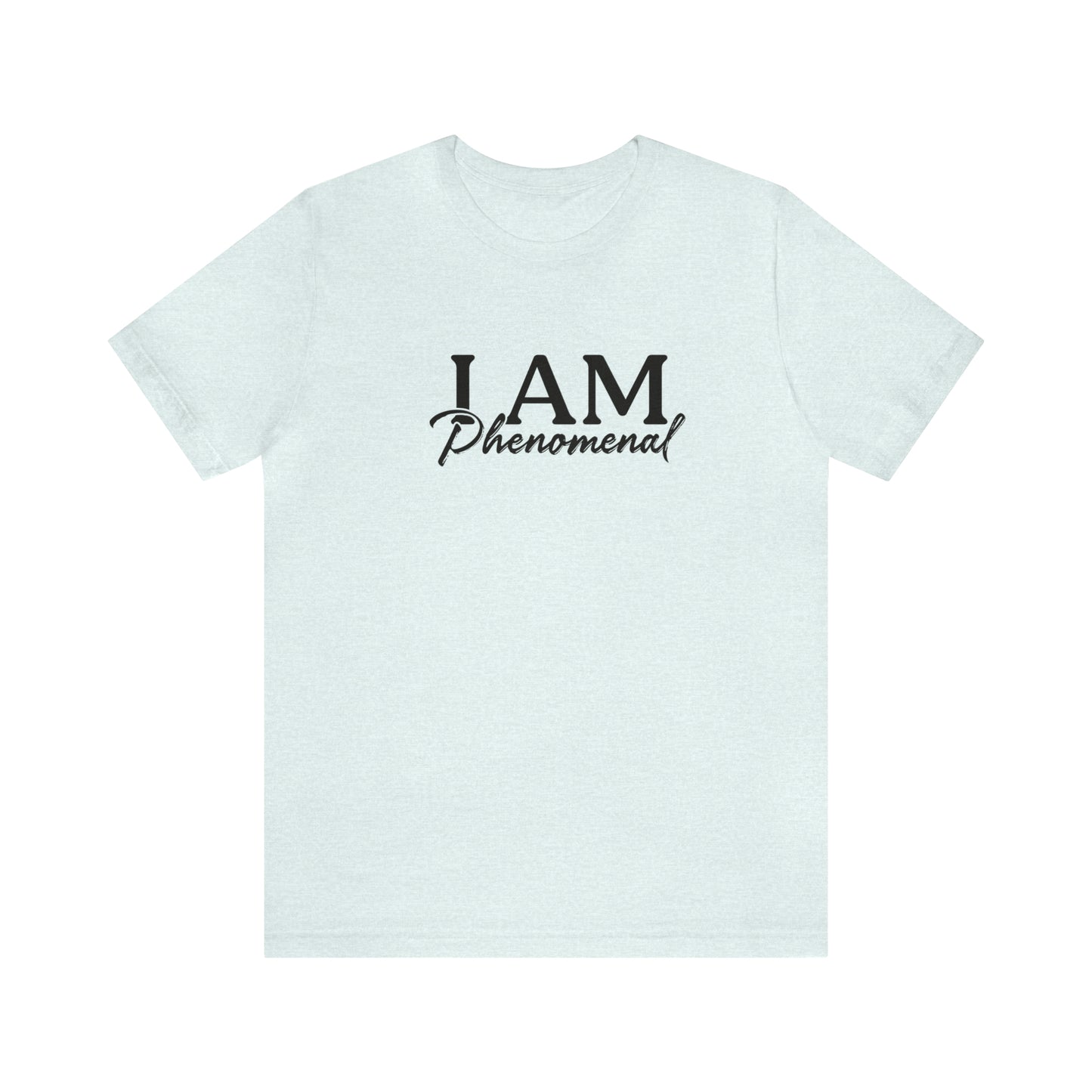 I Am Phenomenal - Black Logo - Unisex Jersey Short Sleeve Tee