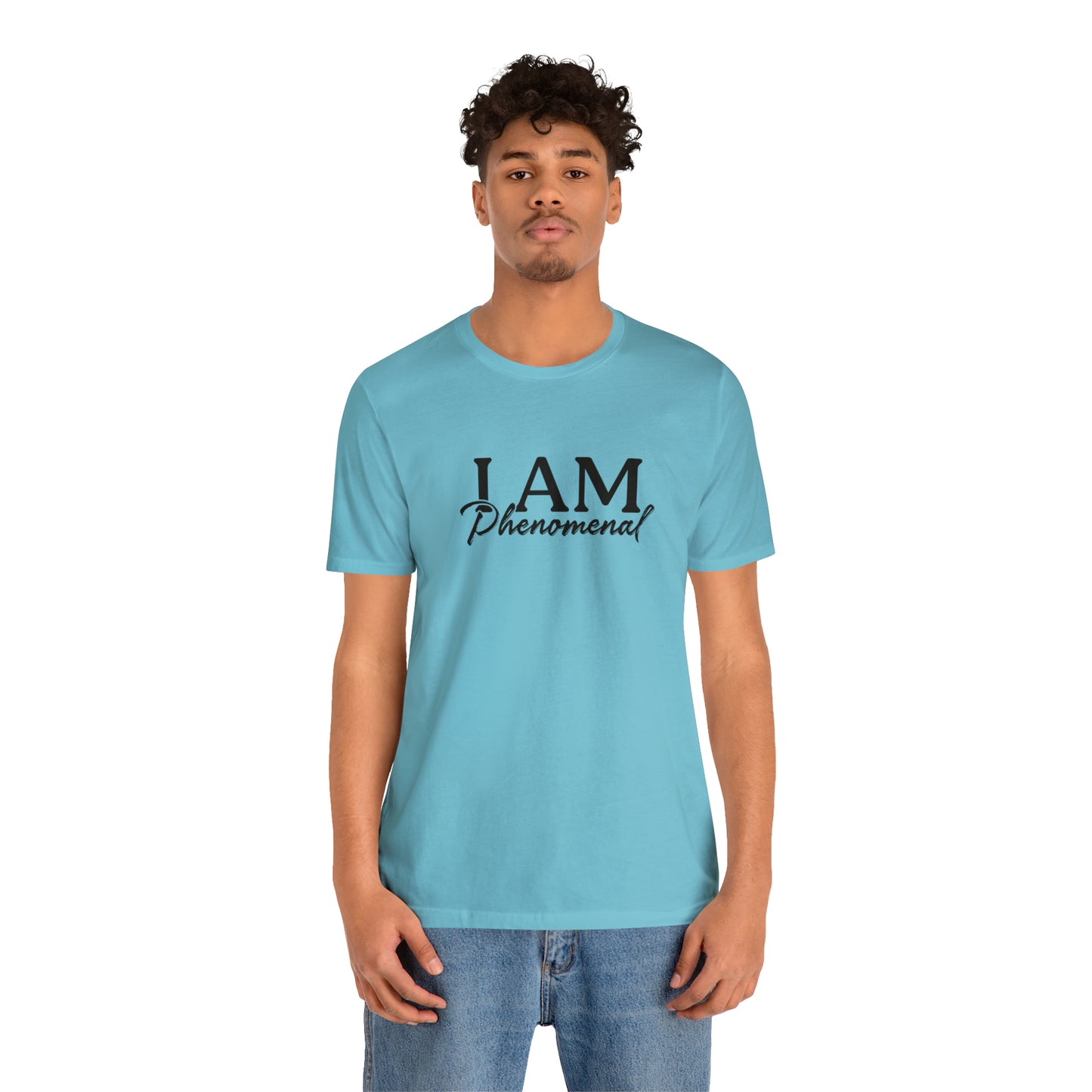 I Am Phenomenal - Black Logo - Unisex Jersey Short Sleeve Tee