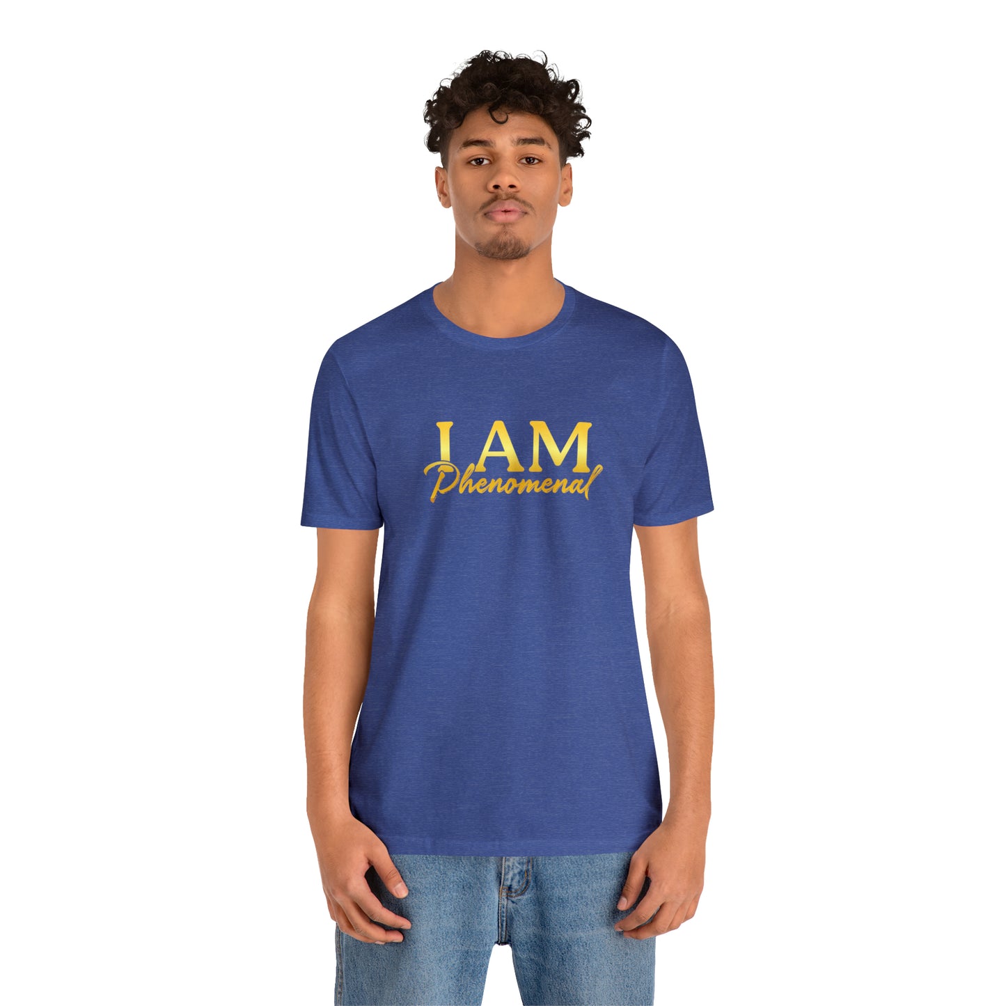 I Am Phenomenal -  Gold Logo- Unisex Jersey Short Sleeve Tee