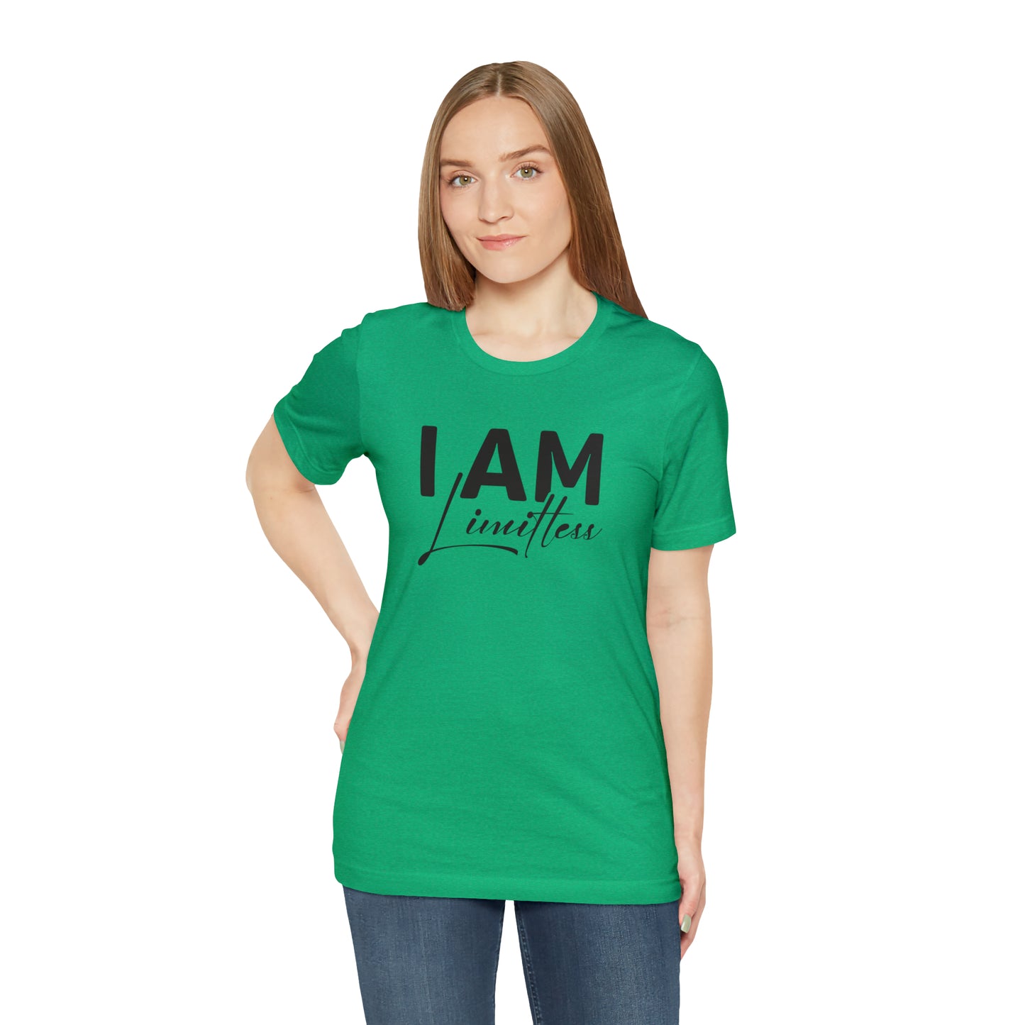 I Am Limitless - Black Logo- Unisex Jersey Short Sleeve Tee