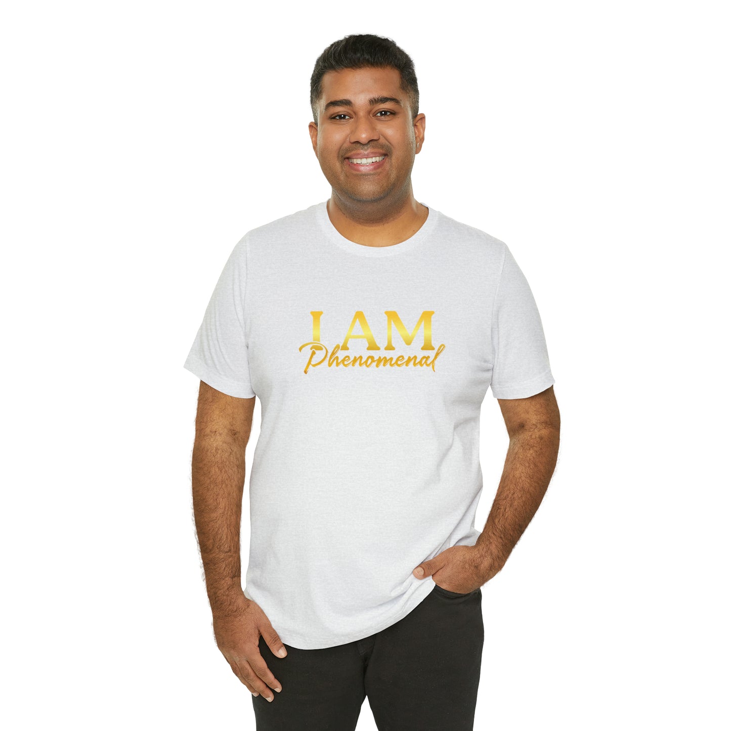 I Am Phenomenal -  Gold Logo- Unisex Jersey Short Sleeve Tee