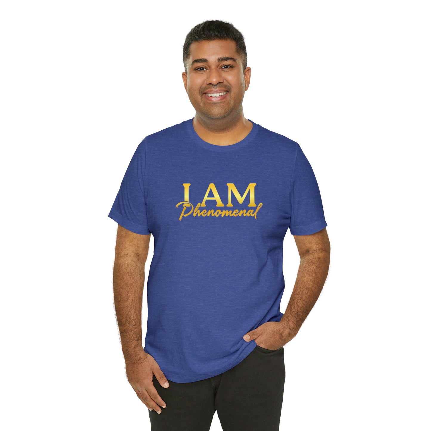 I Am Phenomenal -  Gold Logo- Unisex Jersey Short Sleeve Tee