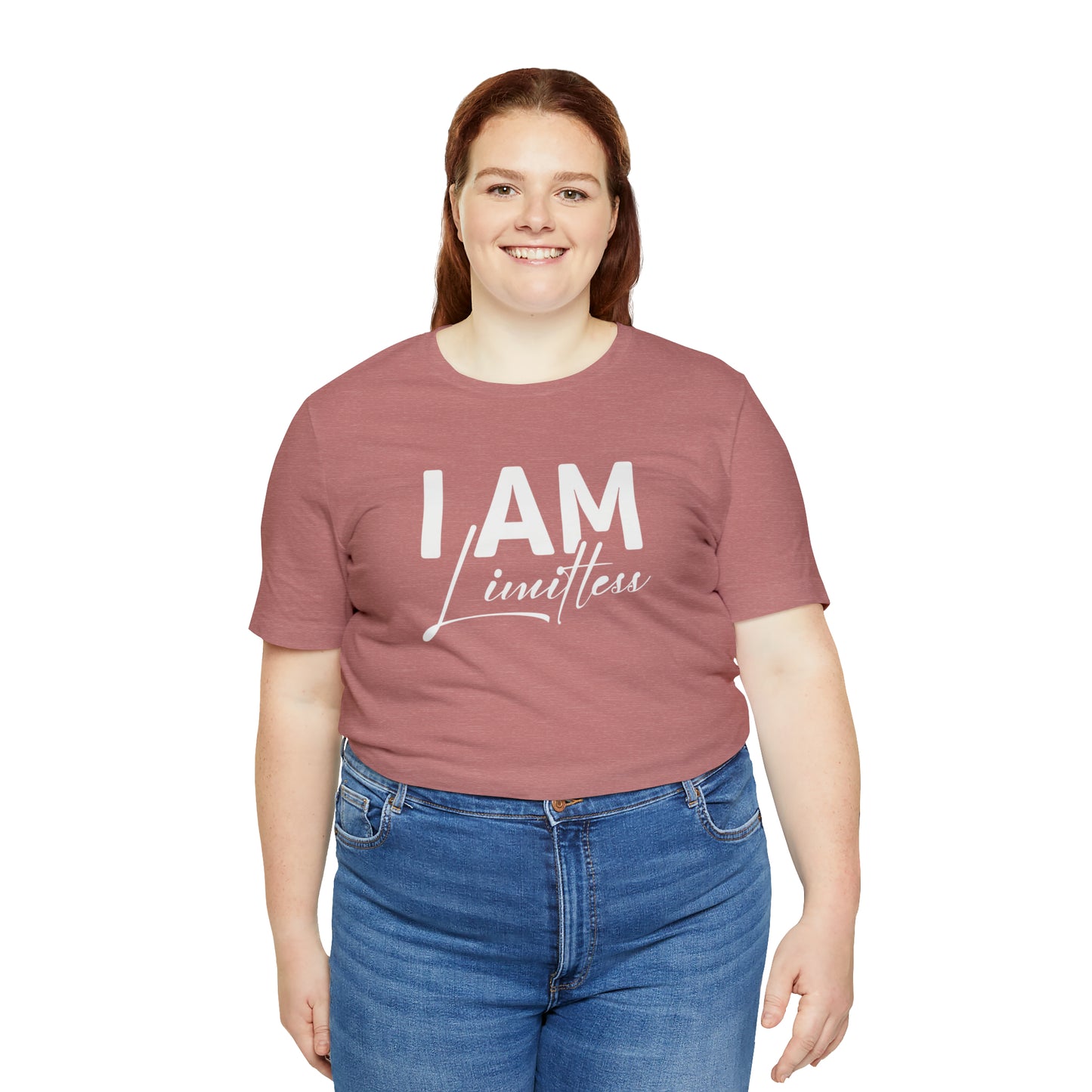 I Am Limitless - White Logo - Unisex Jersey Short Sleeve Tee