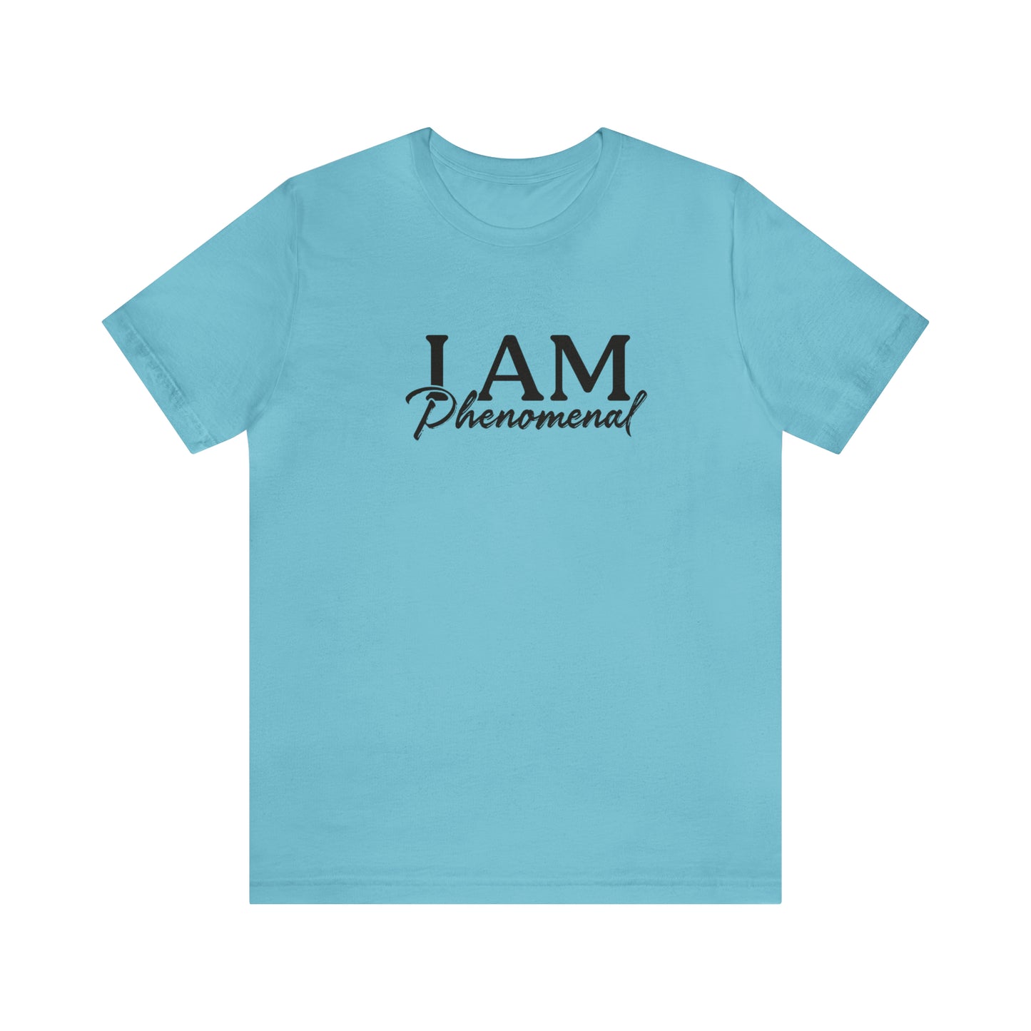 I Am Phenomenal - Black Logo - Unisex Jersey Short Sleeve Tee