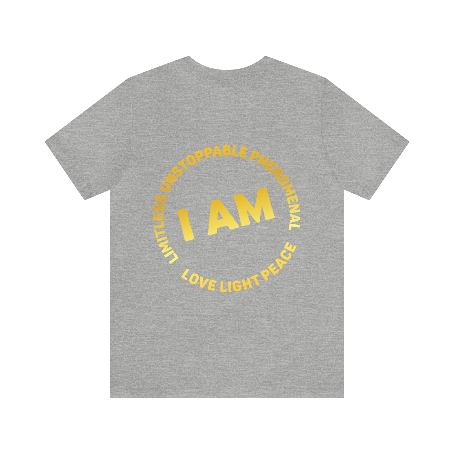 Empowered - Back Design Gold- Unisex Jersey Short Sleeve Tee