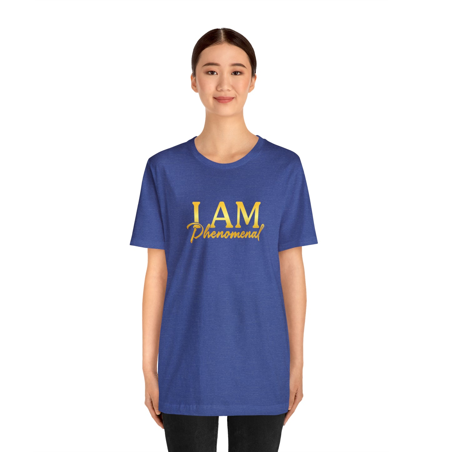 I Am Phenomenal -  Gold Logo- Unisex Jersey Short Sleeve Tee