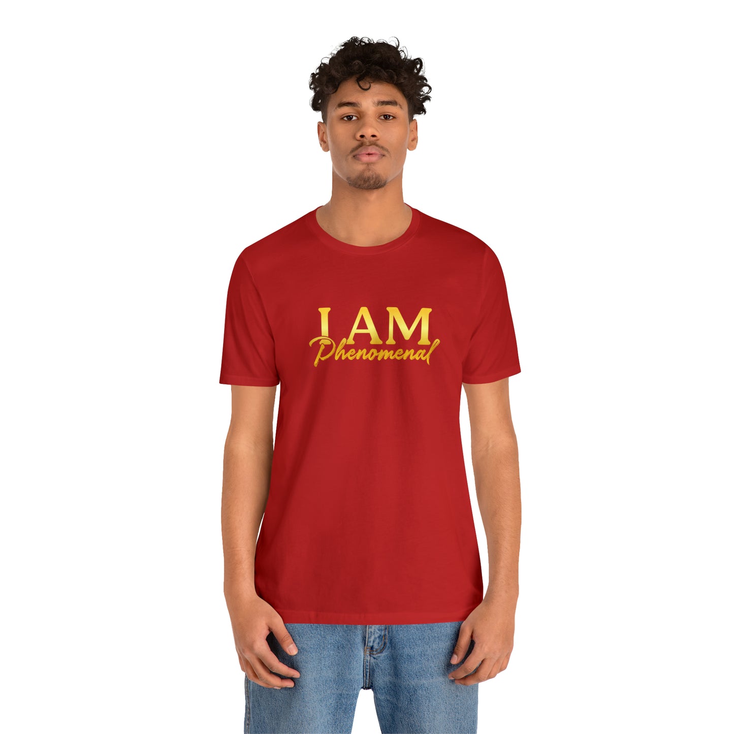 I Am Phenomenal -  Gold Logo- Unisex Jersey Short Sleeve Tee