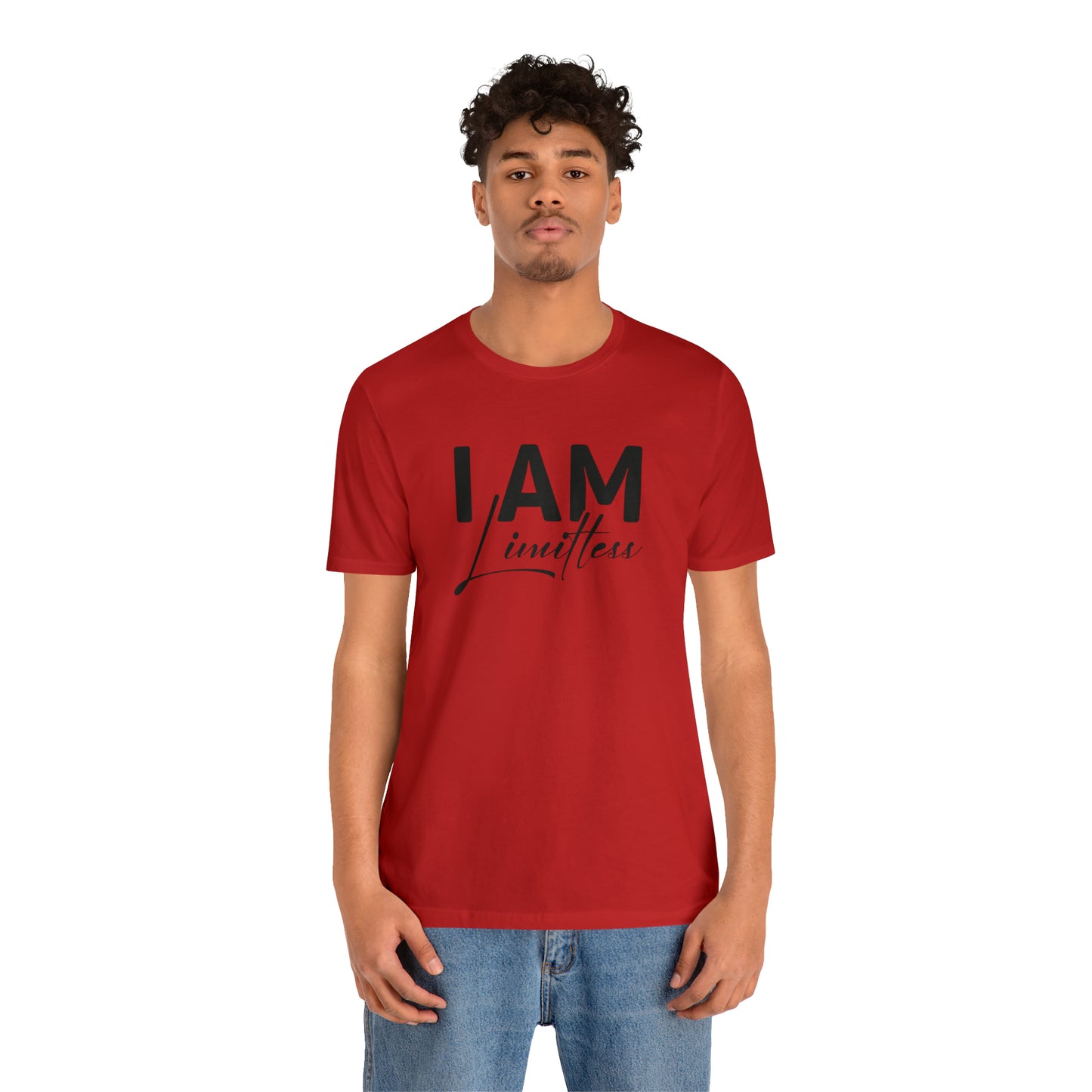 I Am Limitless - Black Logo- Unisex Jersey Short Sleeve Tee