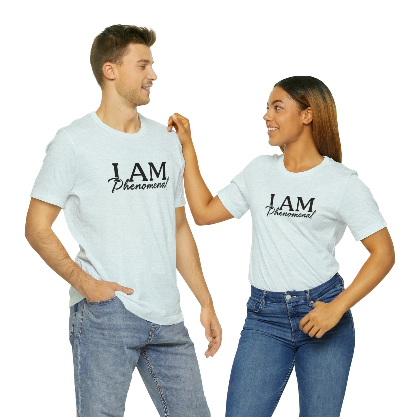 I Am Phenomenal - Black Logo - Unisex Jersey Short Sleeve Tee