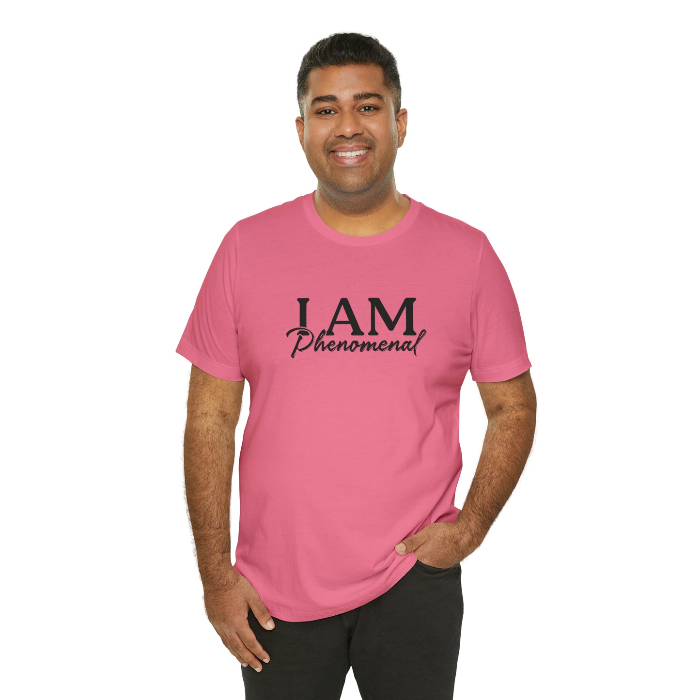 I Am Phenomenal - Black Logo - Unisex Jersey Short Sleeve Tee