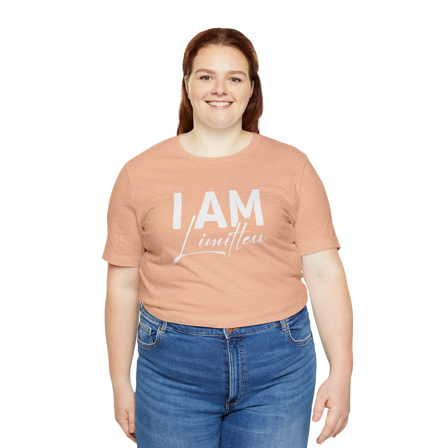 I Am Limitless - White Logo - Unisex Jersey Short Sleeve Tee