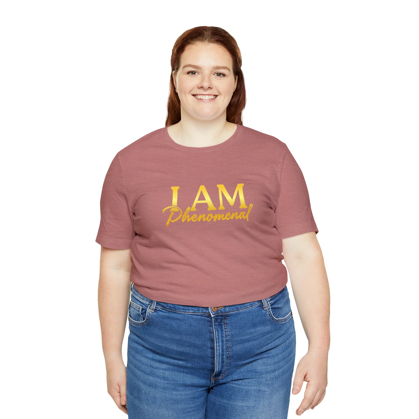 I Am Phenomenal -  Gold Logo- Unisex Jersey Short Sleeve Tee