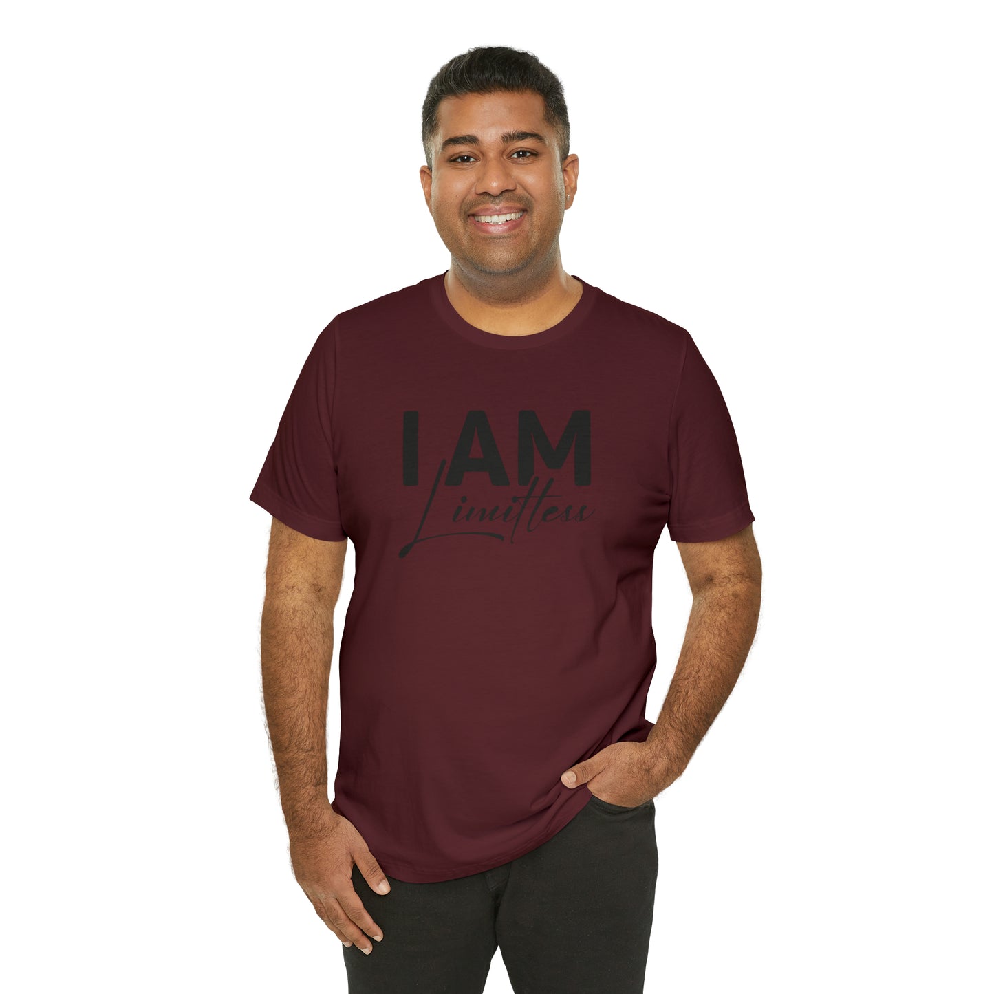 I Am Limitless - Black Logo- Unisex Jersey Short Sleeve Tee