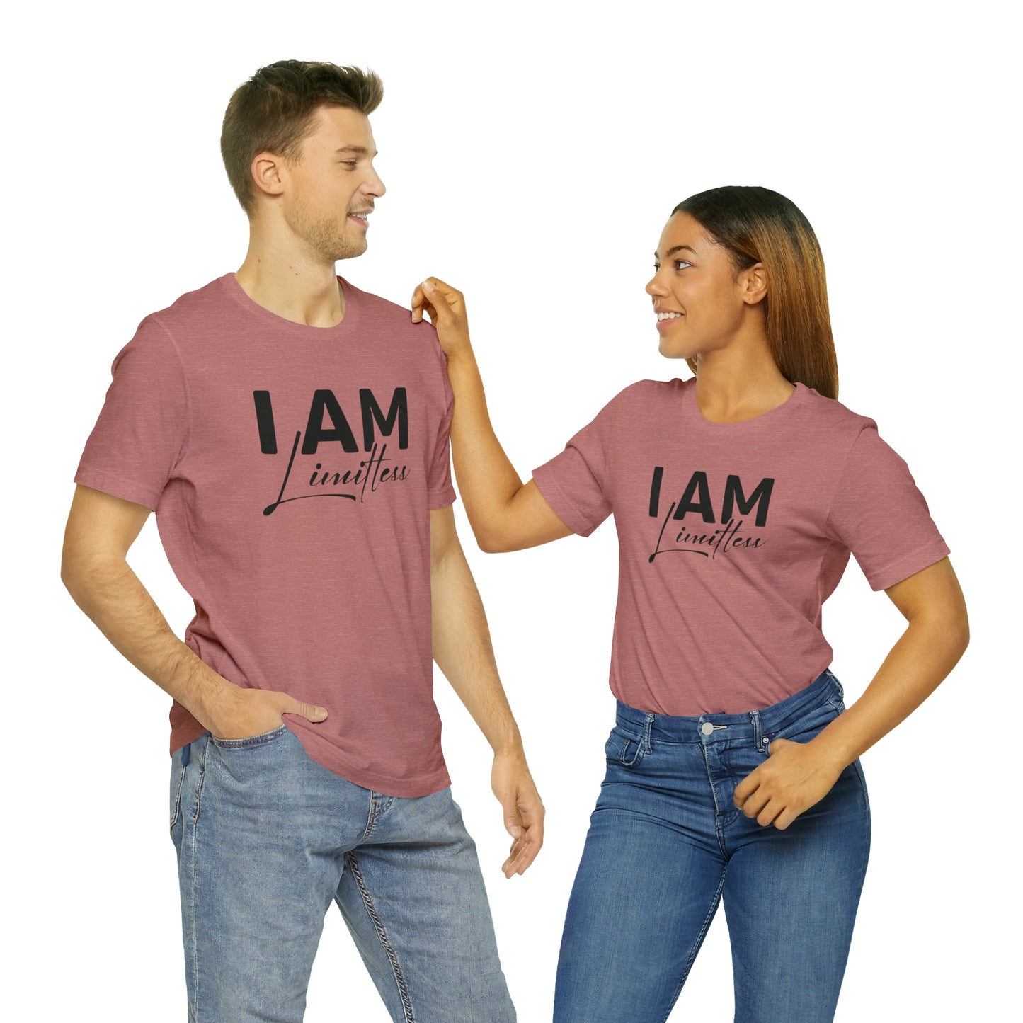 I Am Limitless - Black Logo- Unisex Jersey Short Sleeve Tee