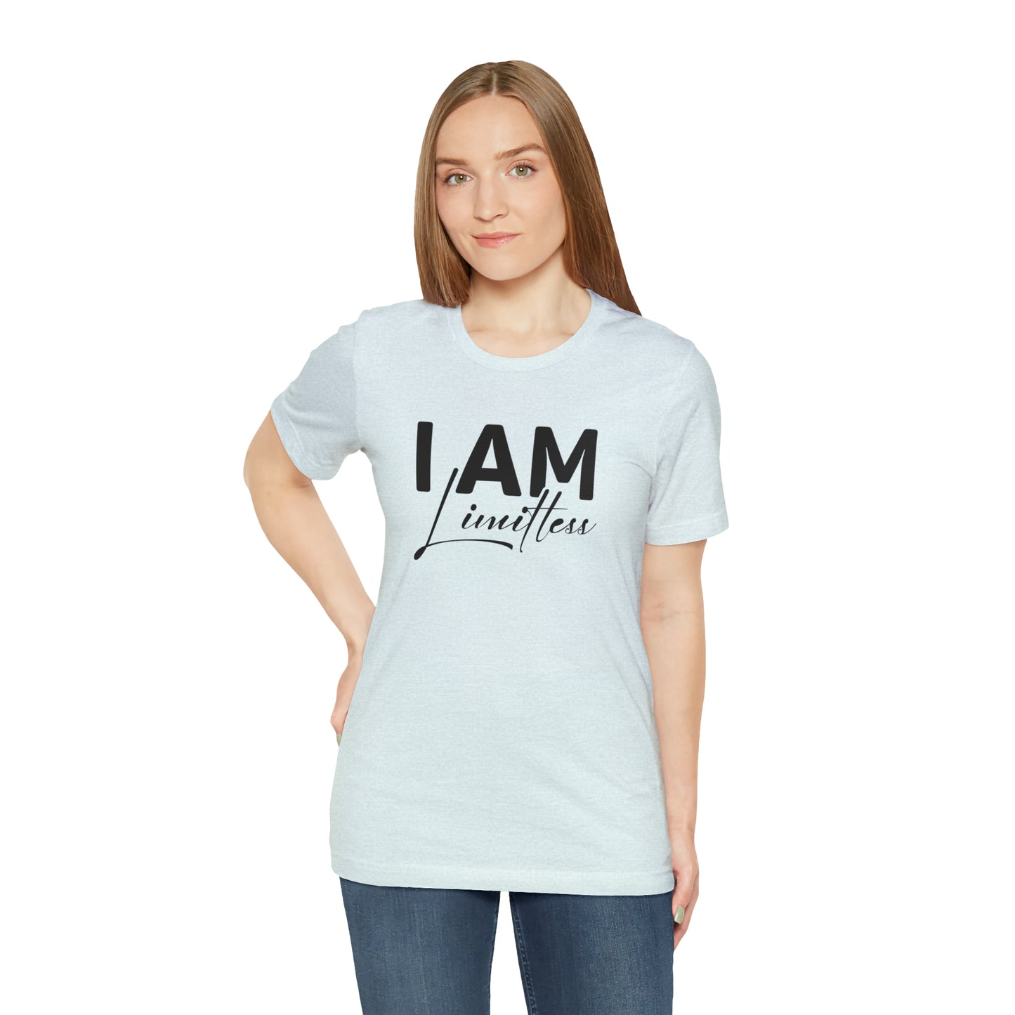 I Am Limitless - Black Logo- Unisex Jersey Short Sleeve Tee