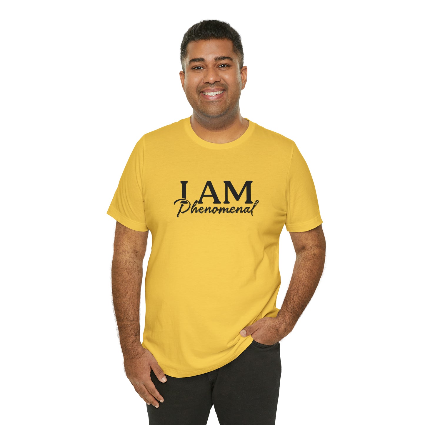 I Am Phenomenal - Black Logo - Unisex Jersey Short Sleeve Tee