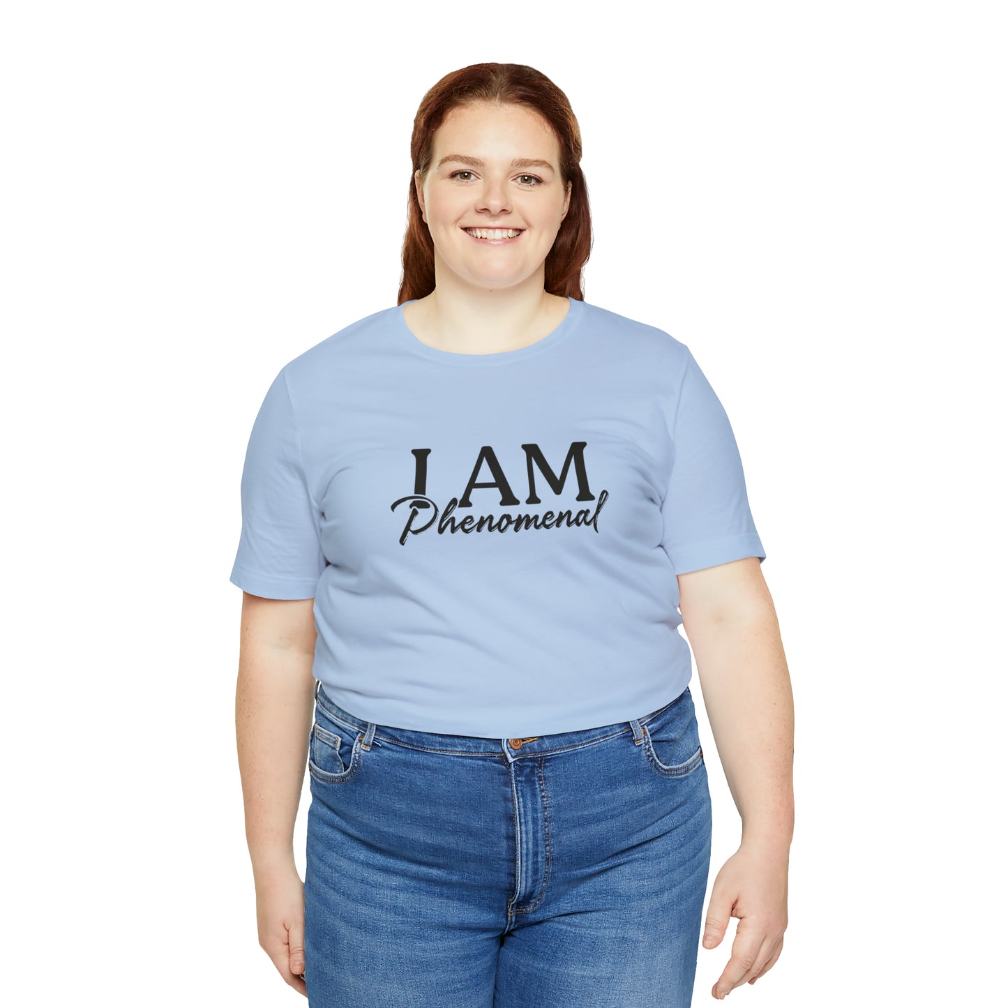 I Am Phenomenal - Black Logo - Unisex Jersey Short Sleeve Tee