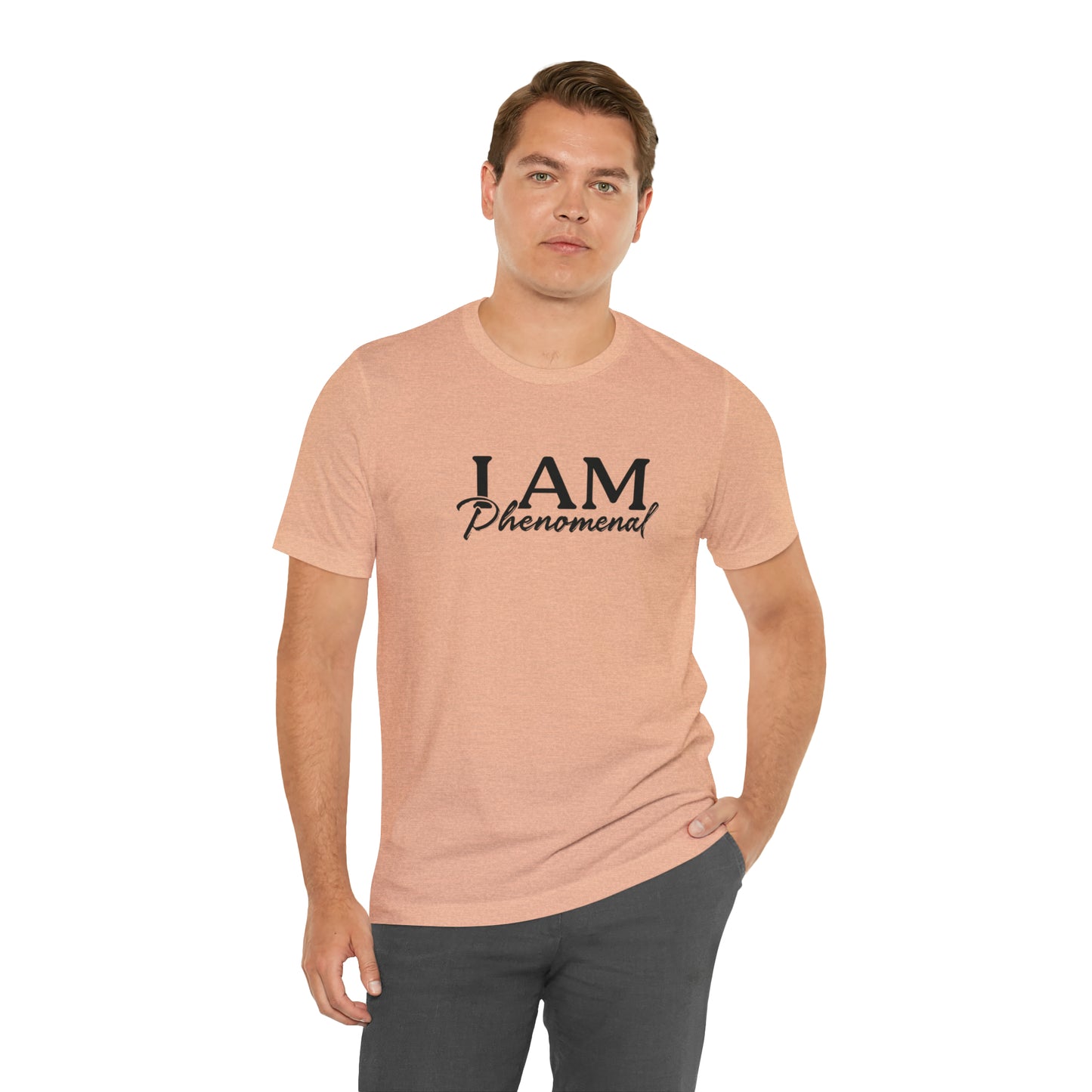 I Am Phenomenal - Black Logo - Unisex Jersey Short Sleeve Tee