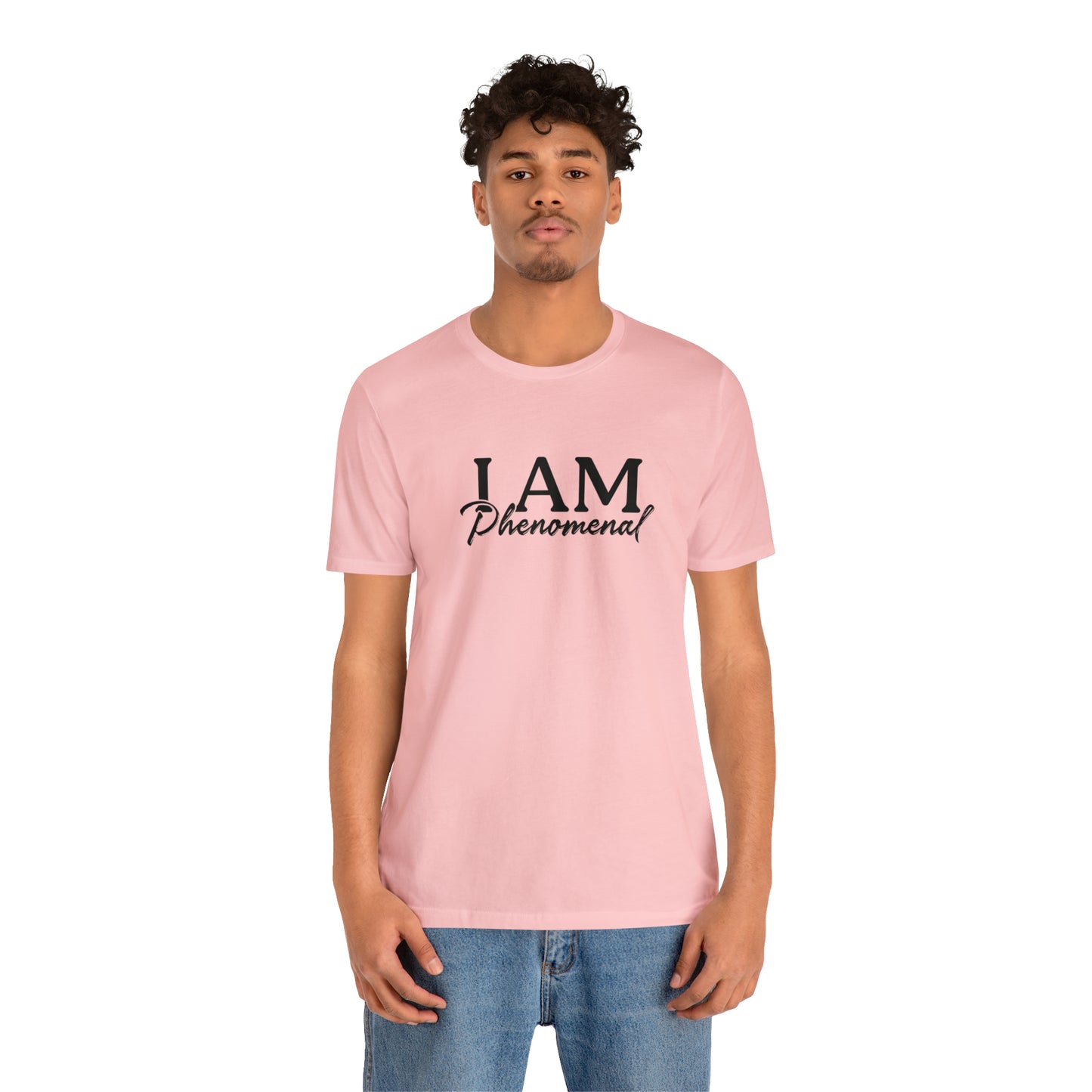 I Am Phenomenal - Black Logo - Unisex Jersey Short Sleeve Tee