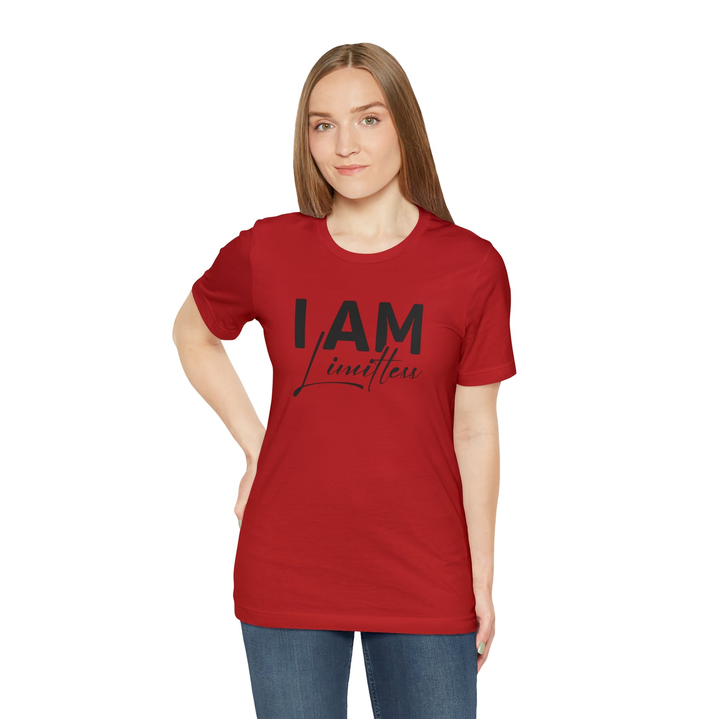 I Am Limitless - Black Logo- Unisex Jersey Short Sleeve Tee