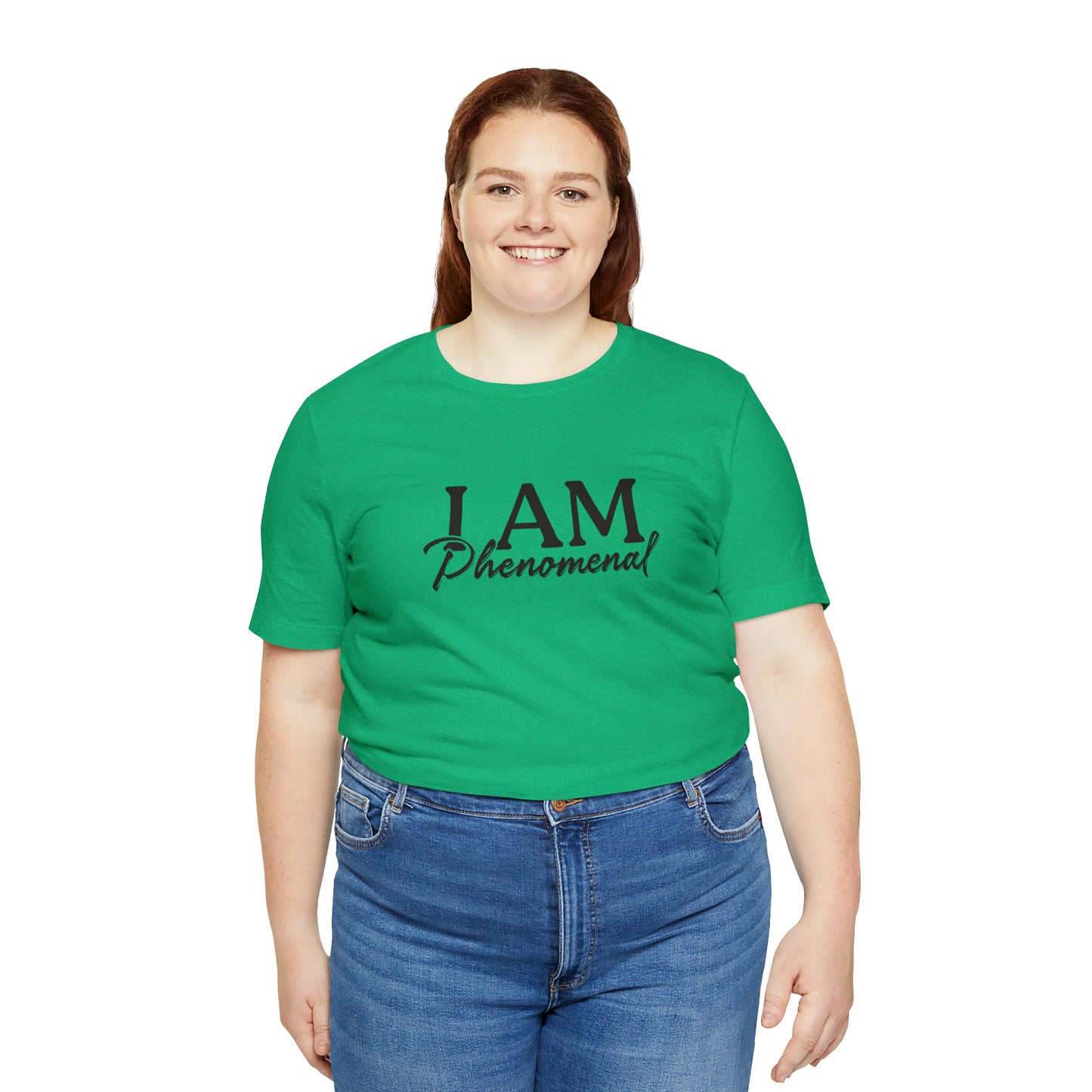 I Am Phenomenal - Black Logo - Unisex Jersey Short Sleeve Tee