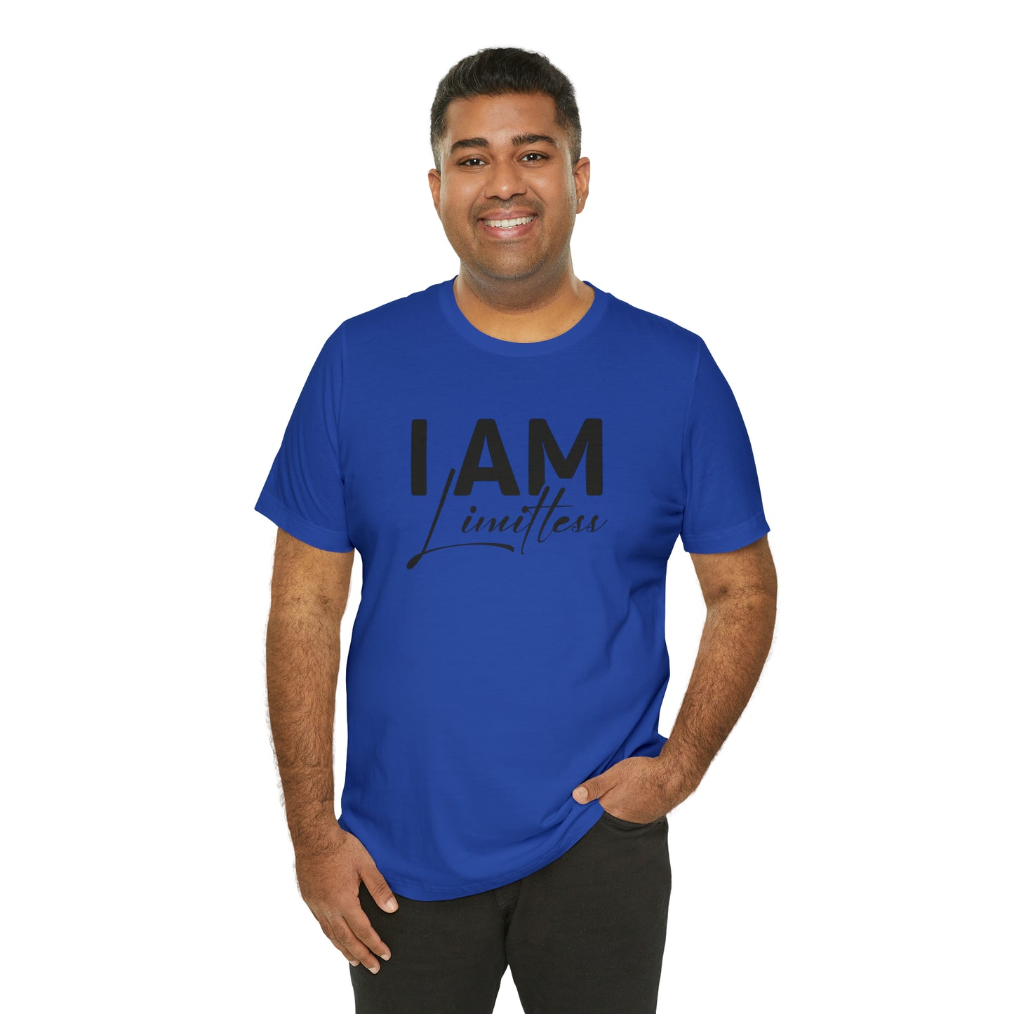 I Am Limitless - Black Logo- Unisex Jersey Short Sleeve Tee