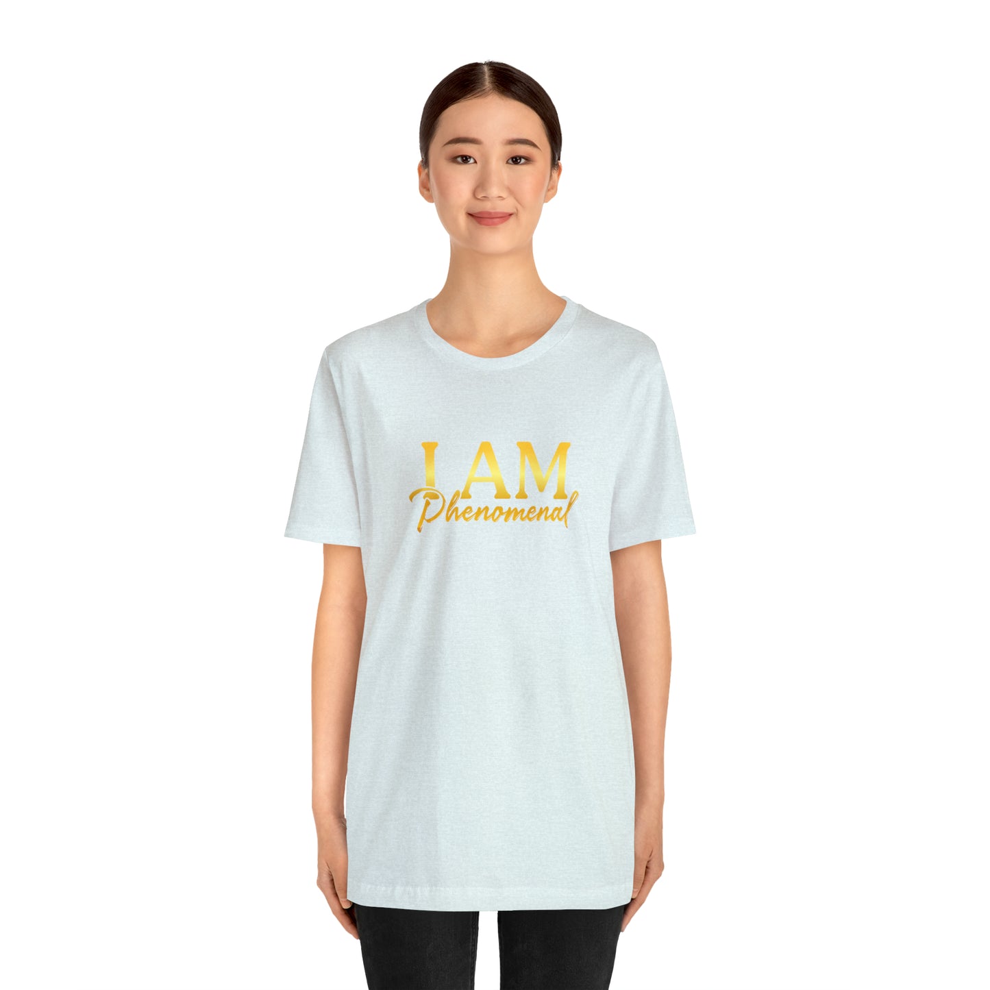 I Am Phenomenal -  Gold Logo- Unisex Jersey Short Sleeve Tee