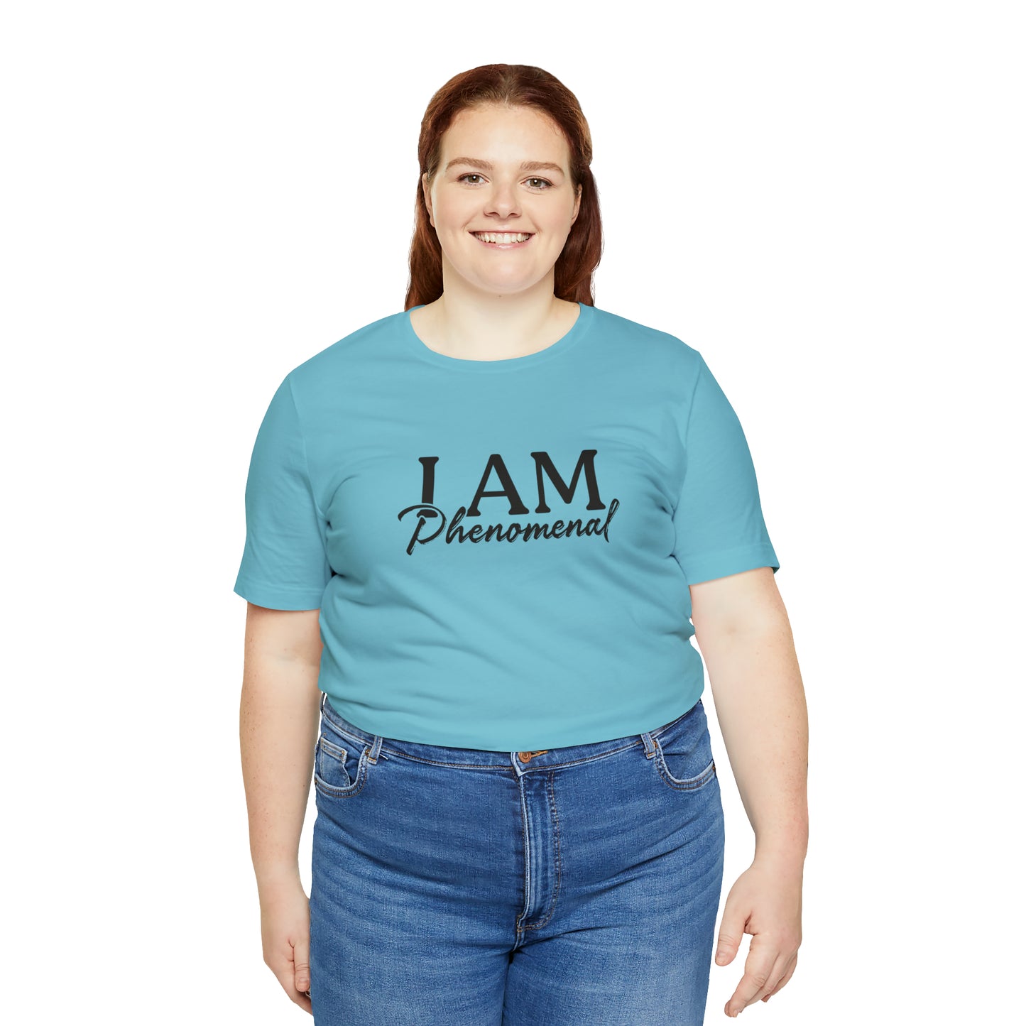 I Am Phenomenal - Black Logo - Unisex Jersey Short Sleeve Tee