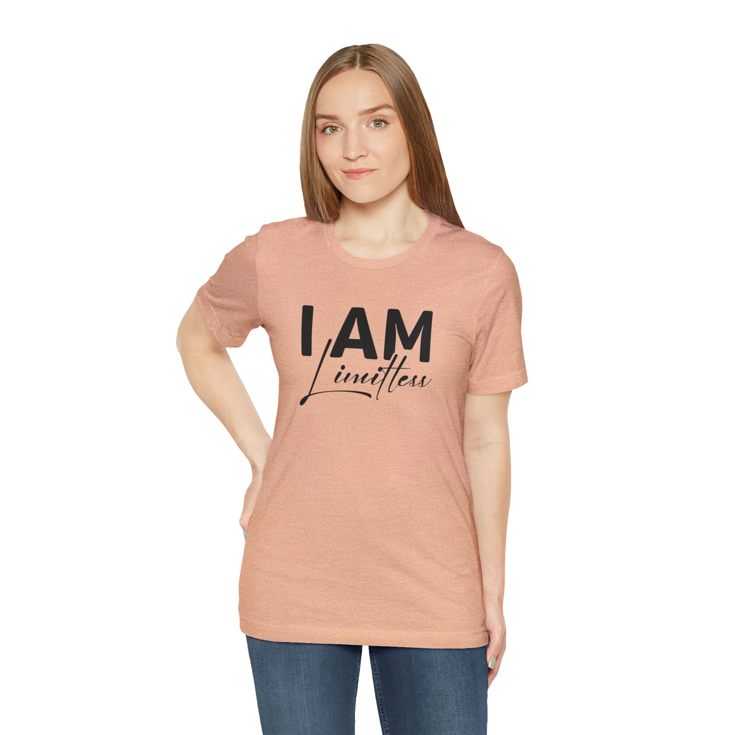 I Am Limitless - Black Logo- Unisex Jersey Short Sleeve Tee