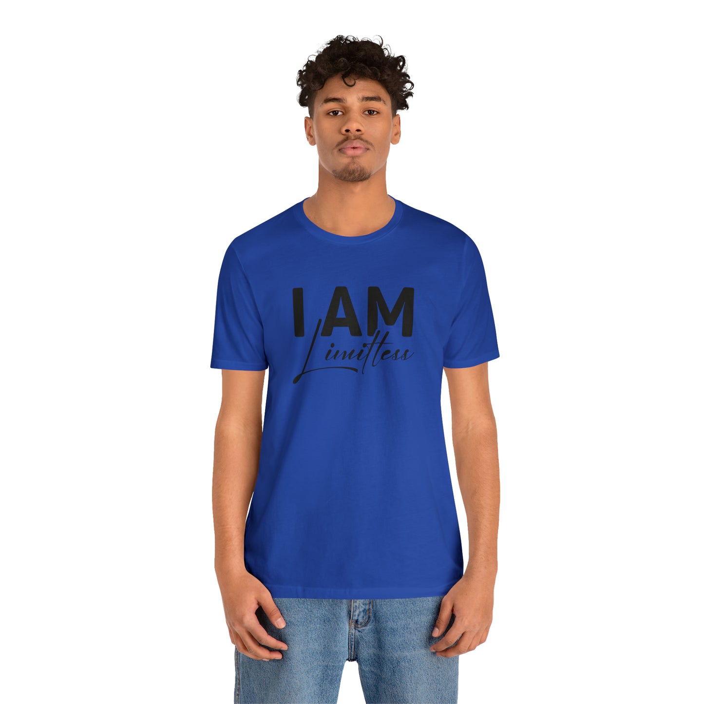 I Am Limitless - Black Logo- Unisex Jersey Short Sleeve Tee