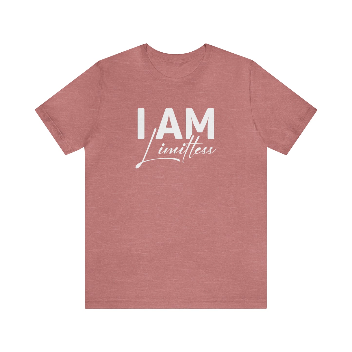 I Am Limitless - White Logo - Unisex Jersey Short Sleeve Tee