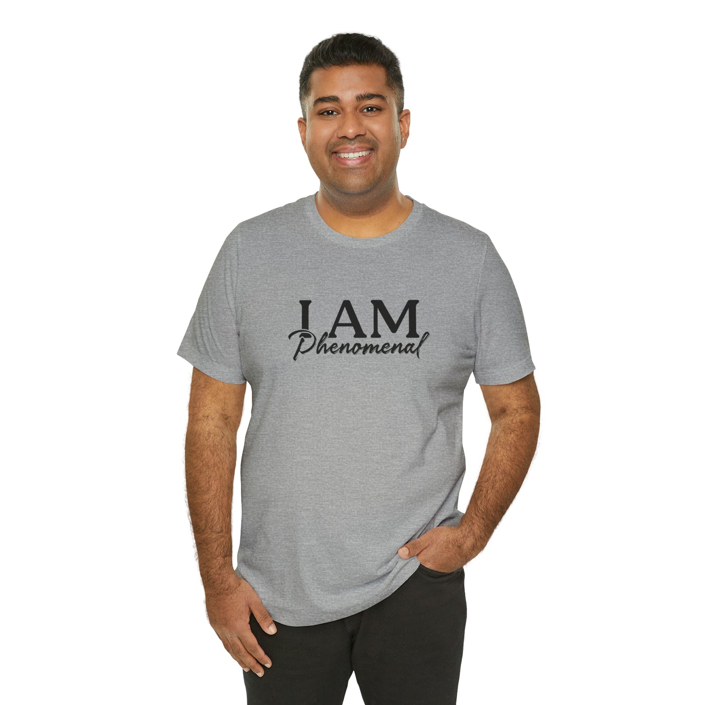 I Am Phenomenal - Black Logo - Unisex Jersey Short Sleeve Tee