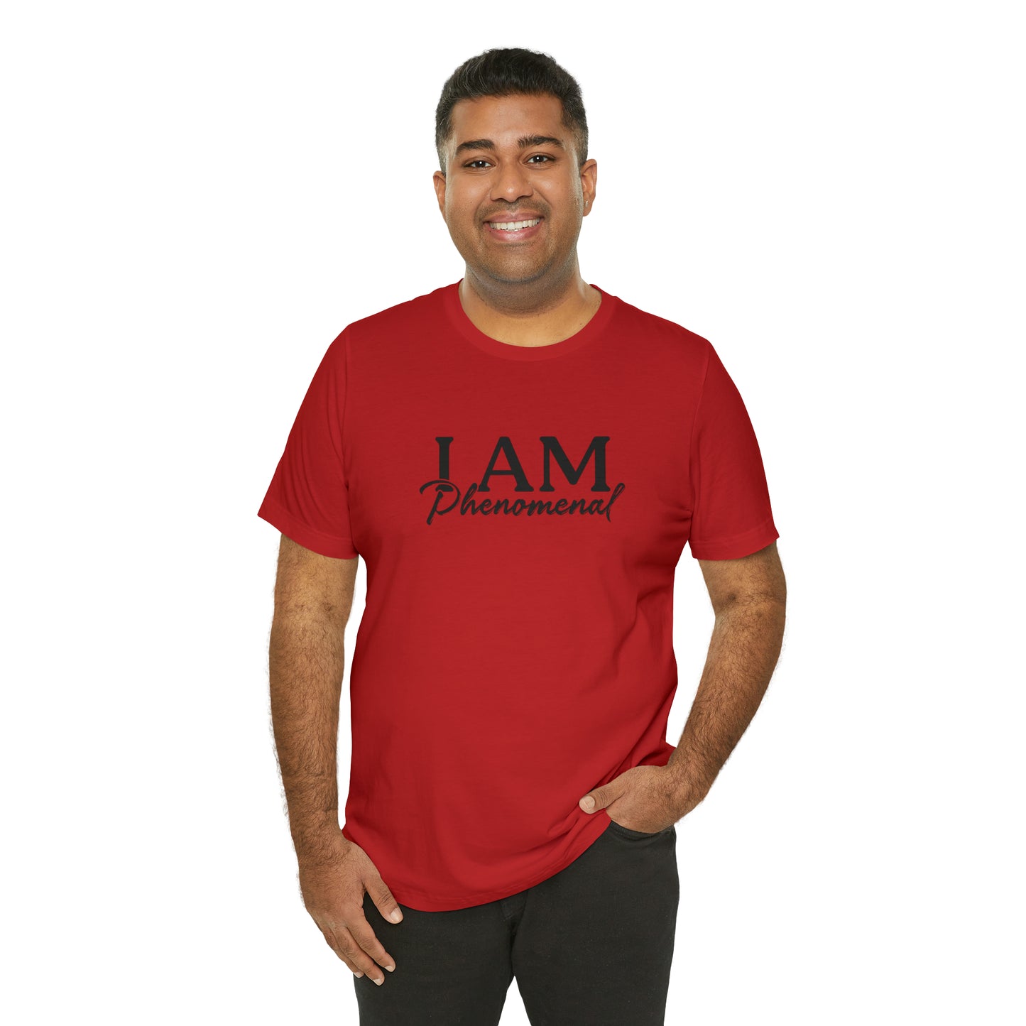 I Am Phenomenal - Black Logo - Unisex Jersey Short Sleeve Tee