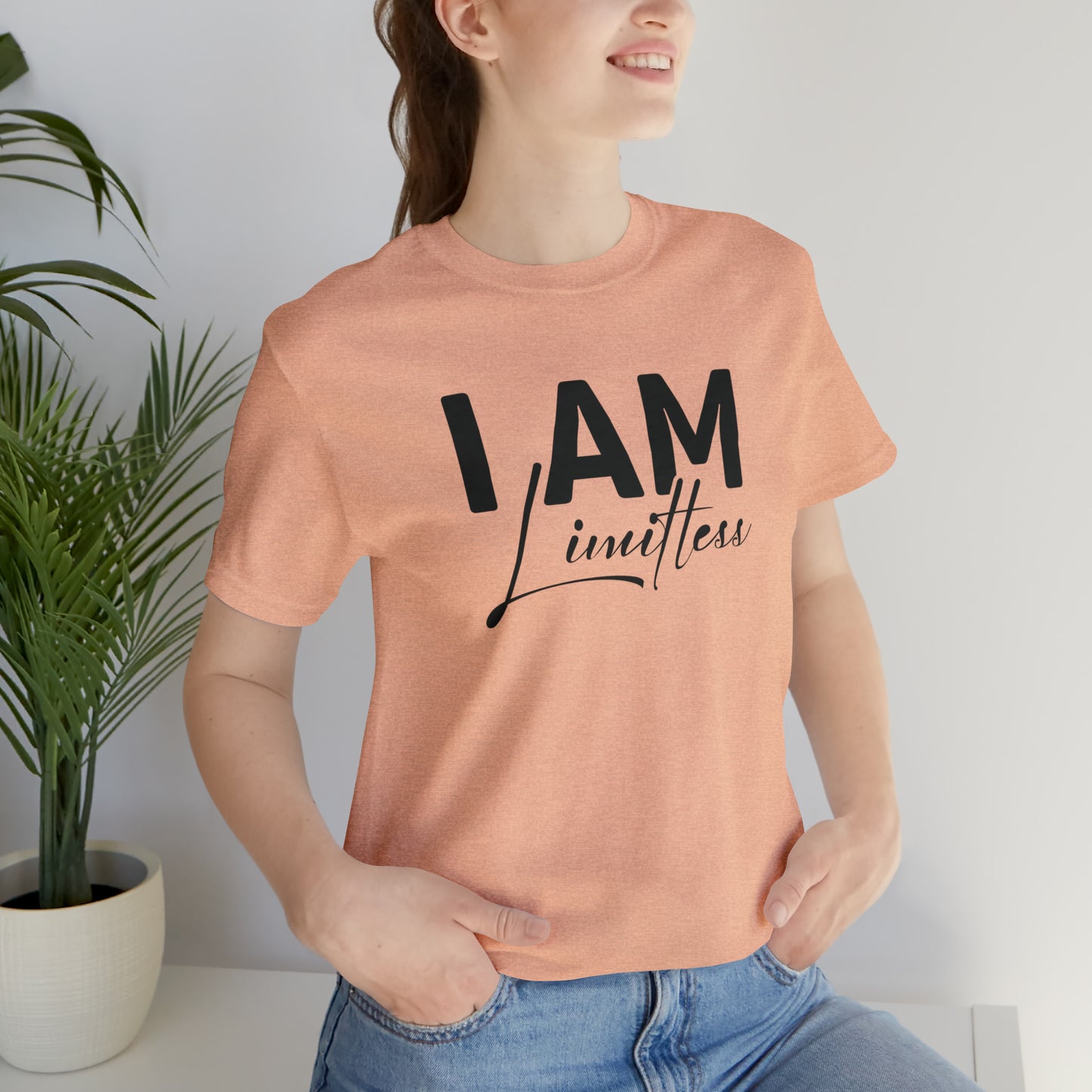 I Am Limitless - Black Logo- Unisex Jersey Short Sleeve Tee