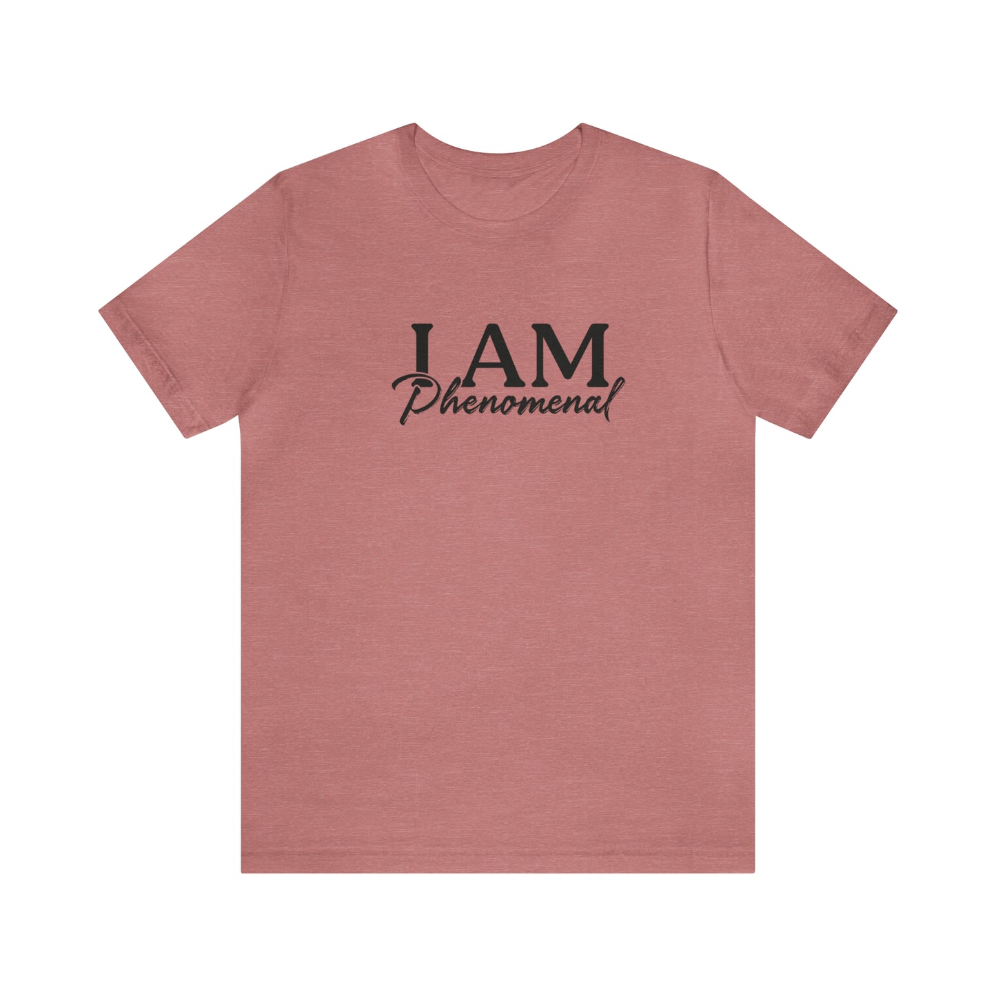 I Am Phenomenal - Black Logo - Unisex Jersey Short Sleeve Tee