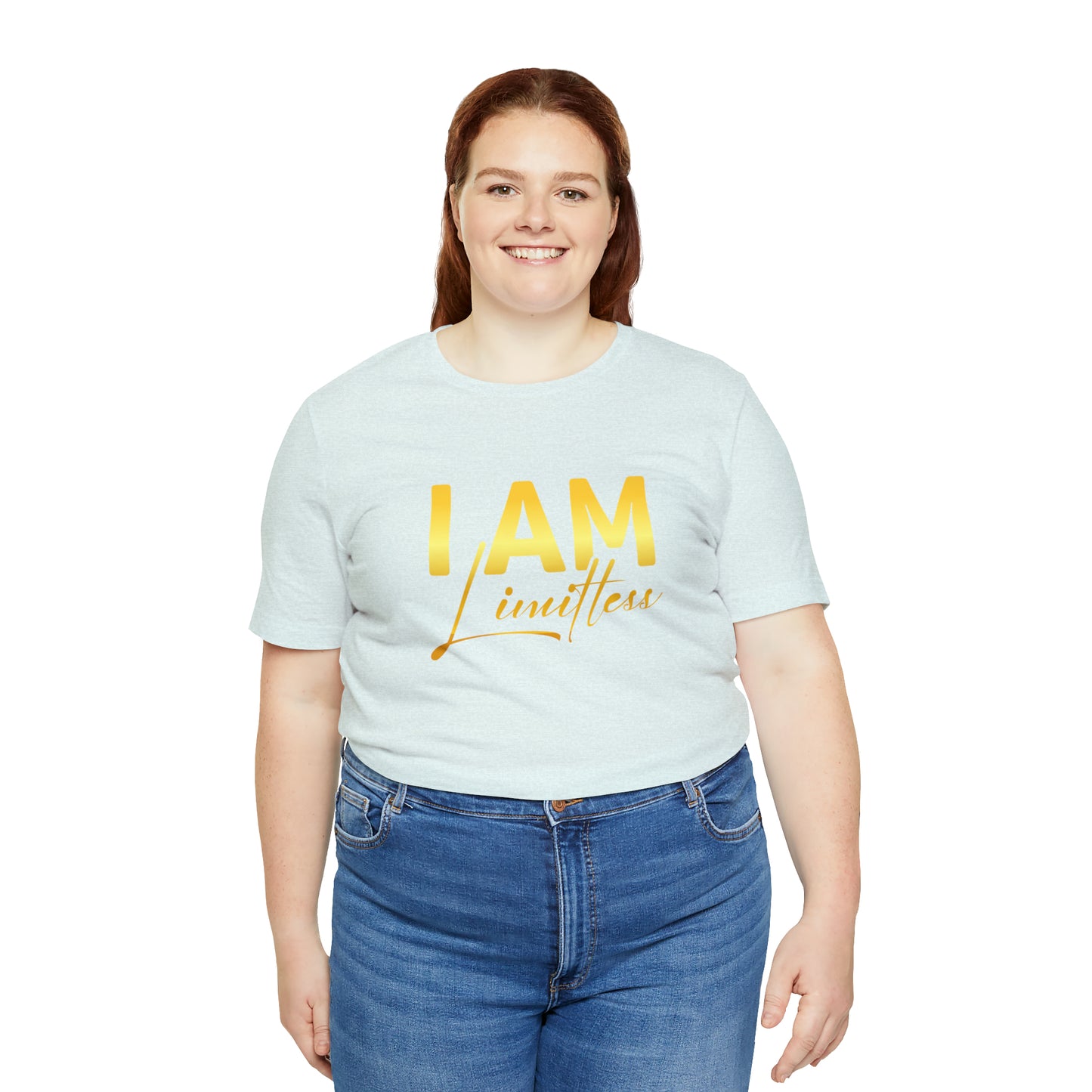 I Am Limitless -  Gold Logo- Unisex Jersey Short Sleeve Tee