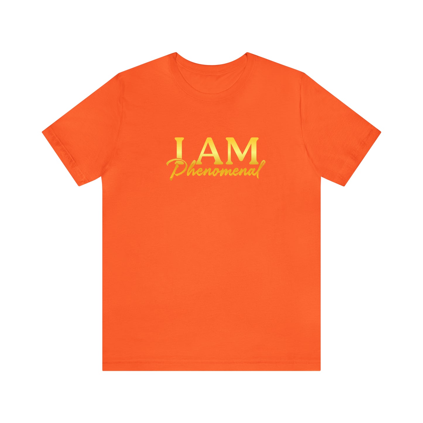 I Am Phenomenal -  Gold Logo- Unisex Jersey Short Sleeve Tee