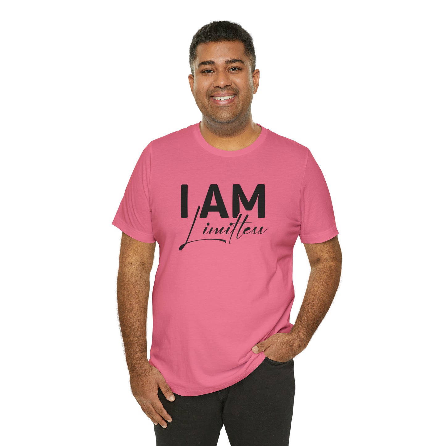 I Am Limitless - Black Logo- Unisex Jersey Short Sleeve Tee