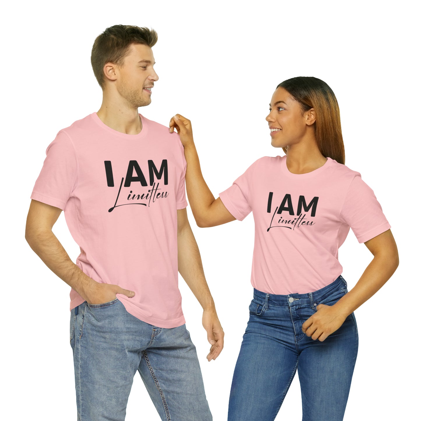 I Am Limitless - Black Logo- Unisex Jersey Short Sleeve Tee