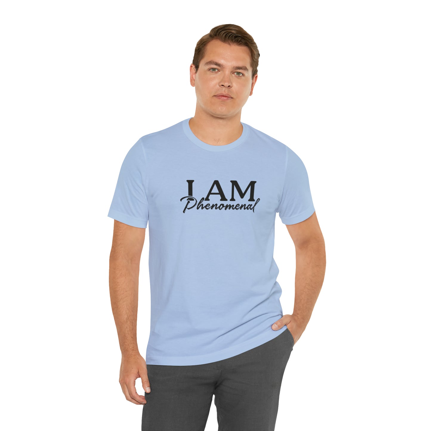 I Am Phenomenal - Black Logo - Unisex Jersey Short Sleeve Tee