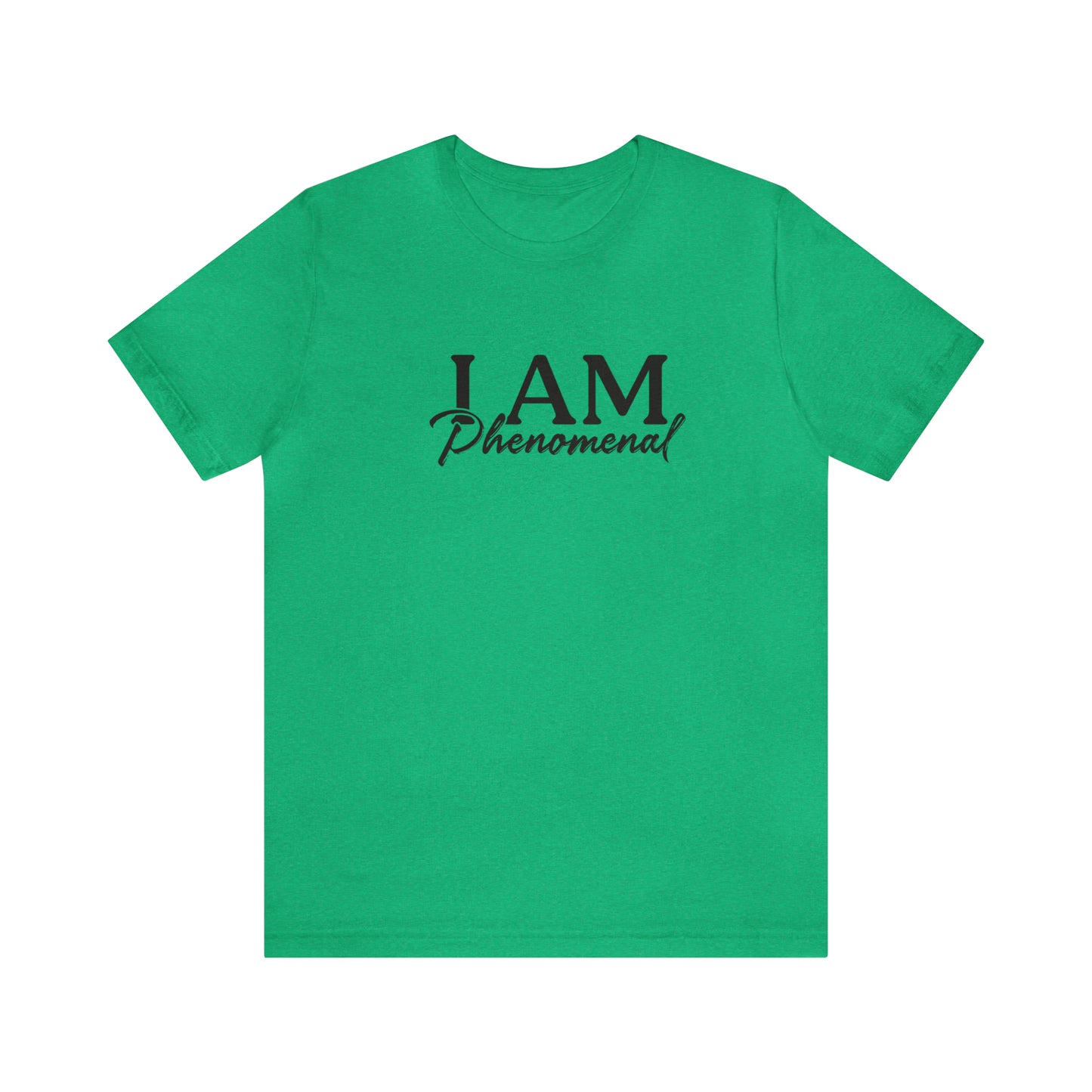 I Am Phenomenal - Black Logo - Unisex Jersey Short Sleeve Tee